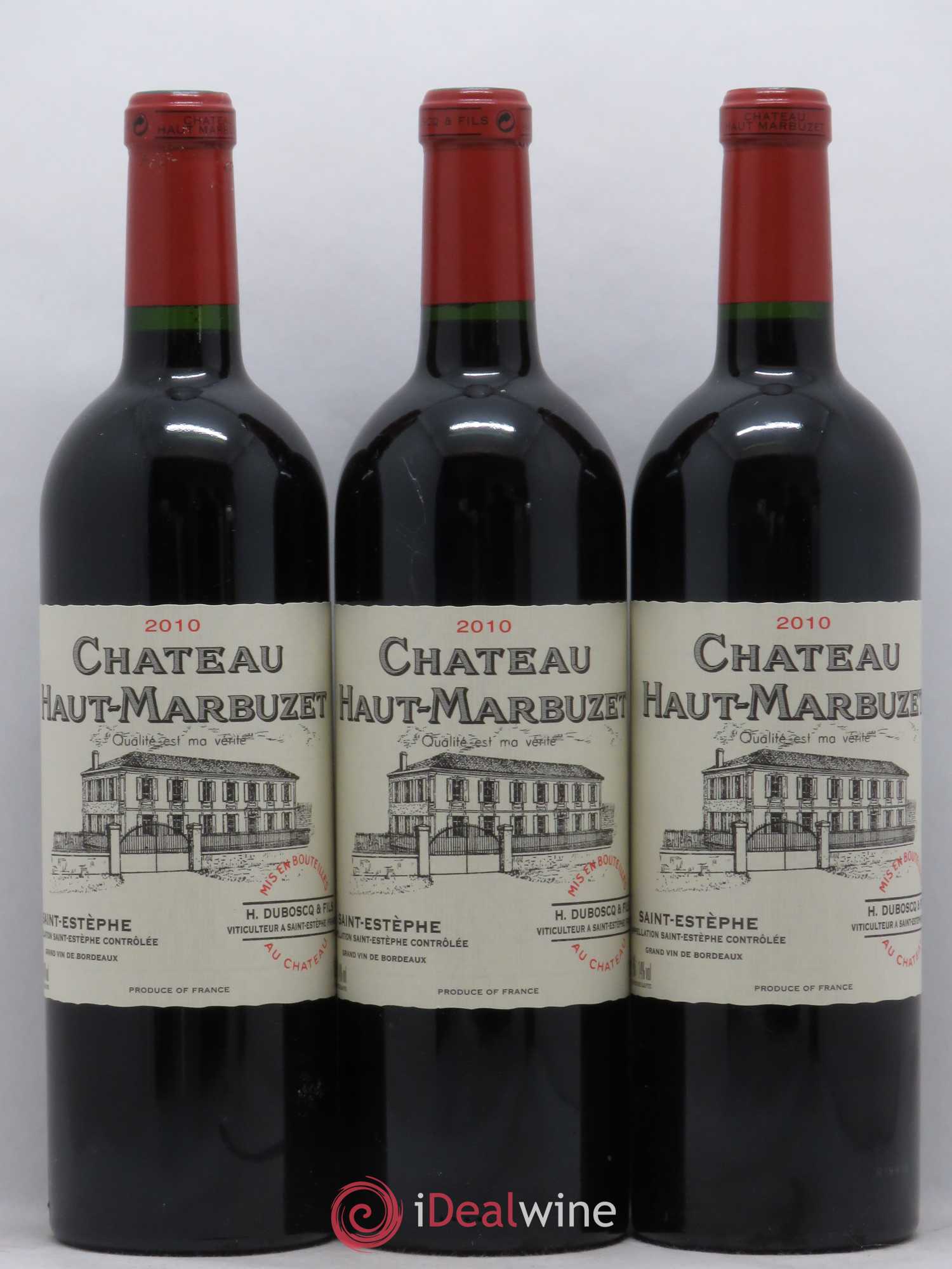 Château Haut Marbuzet 2010 - Lot de 6 bouteilles - 2
