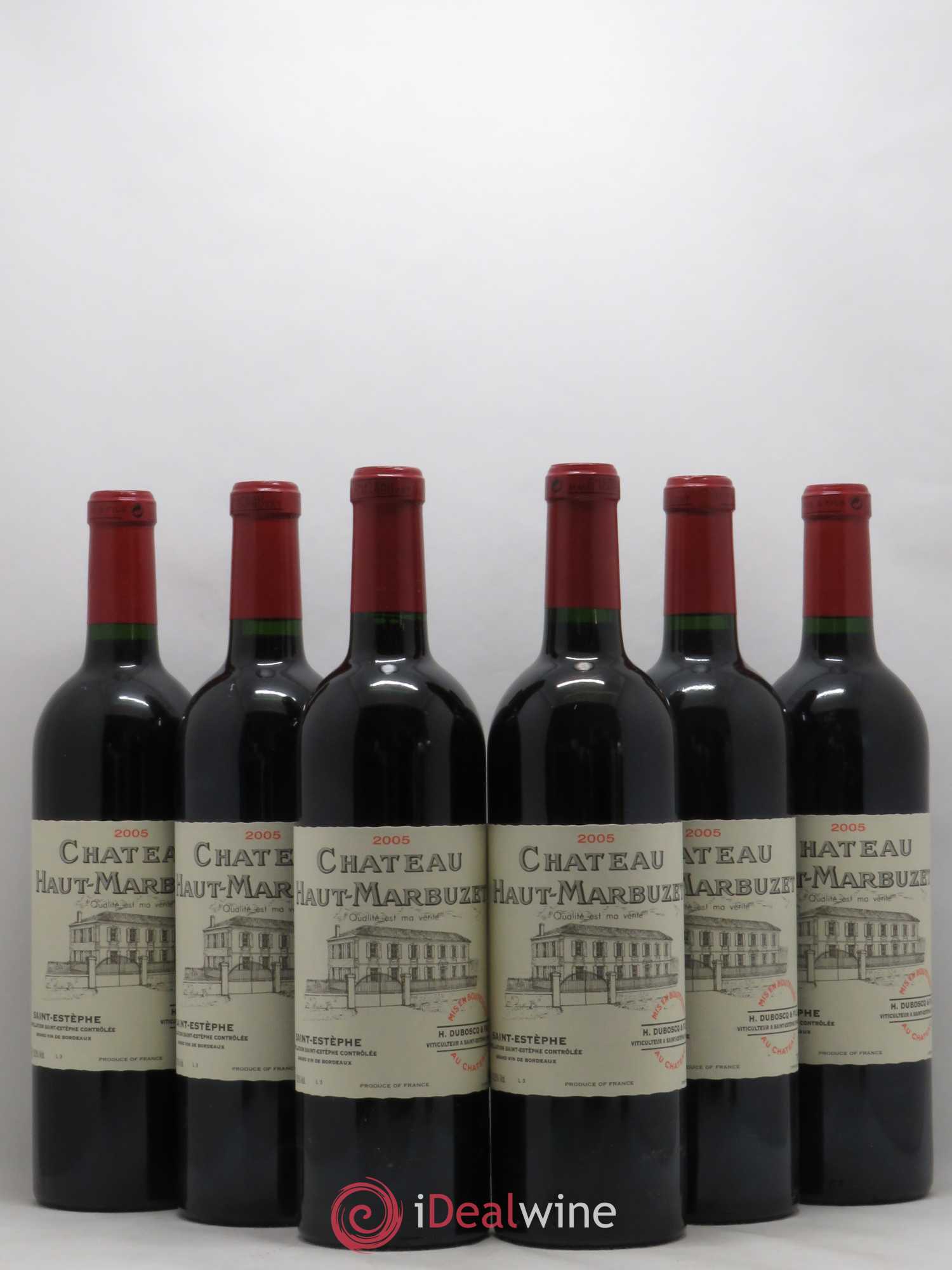 Château Haut Marbuzet 2005 - Lot de 6 bouteilles - 0