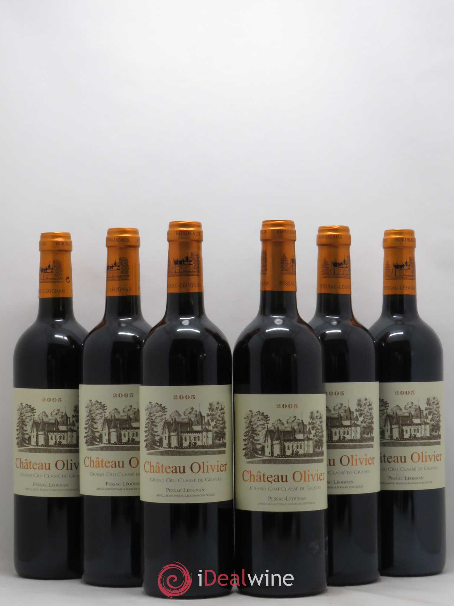 Château Olivier Cru Classé de Graves 2005 - Lot de 6 bouteilles - 0