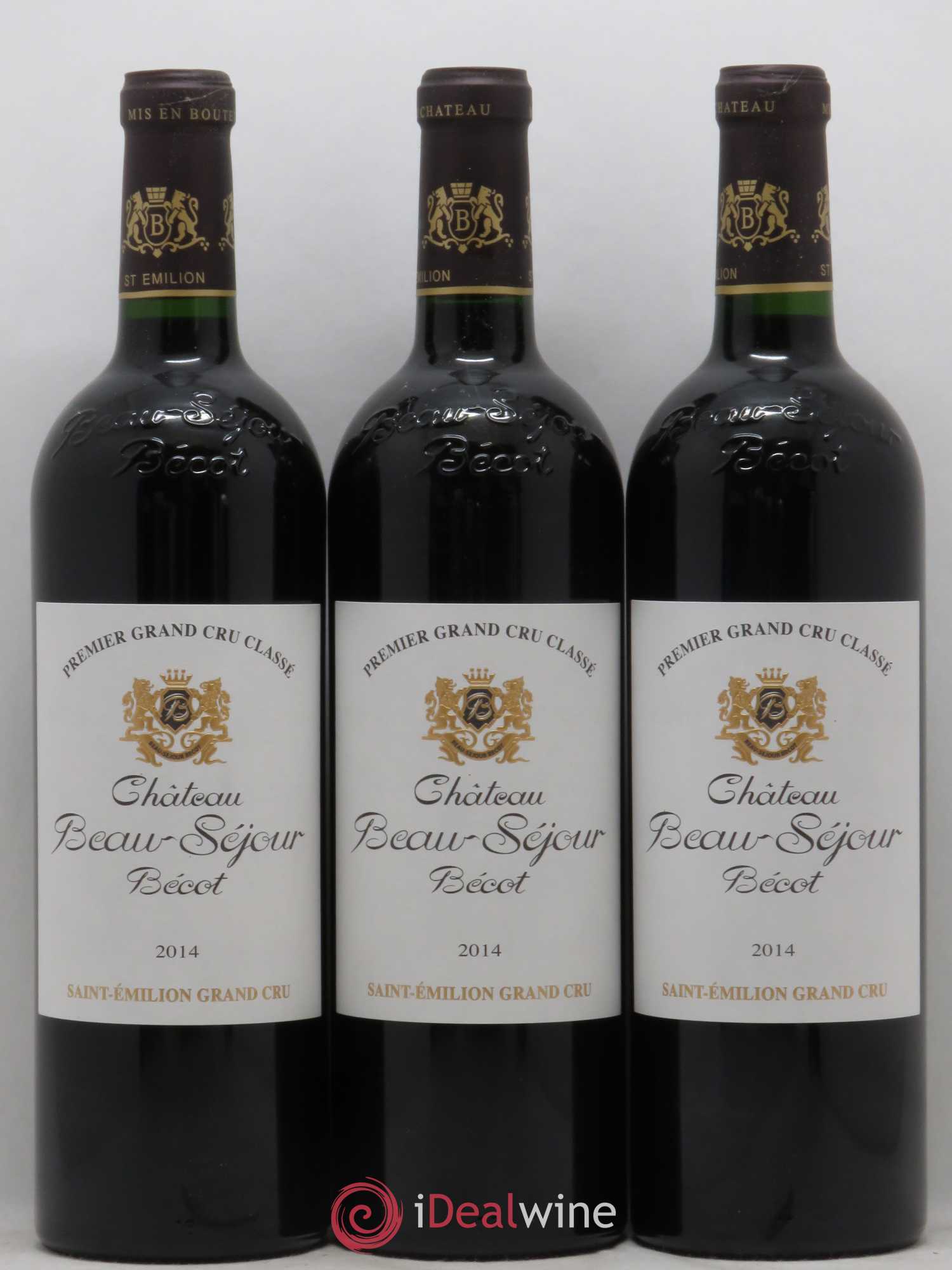 Château Beau-Séjour Bécot 1er Grand Cru Classé B 2014 - Lot de 12 bouteilles - 1