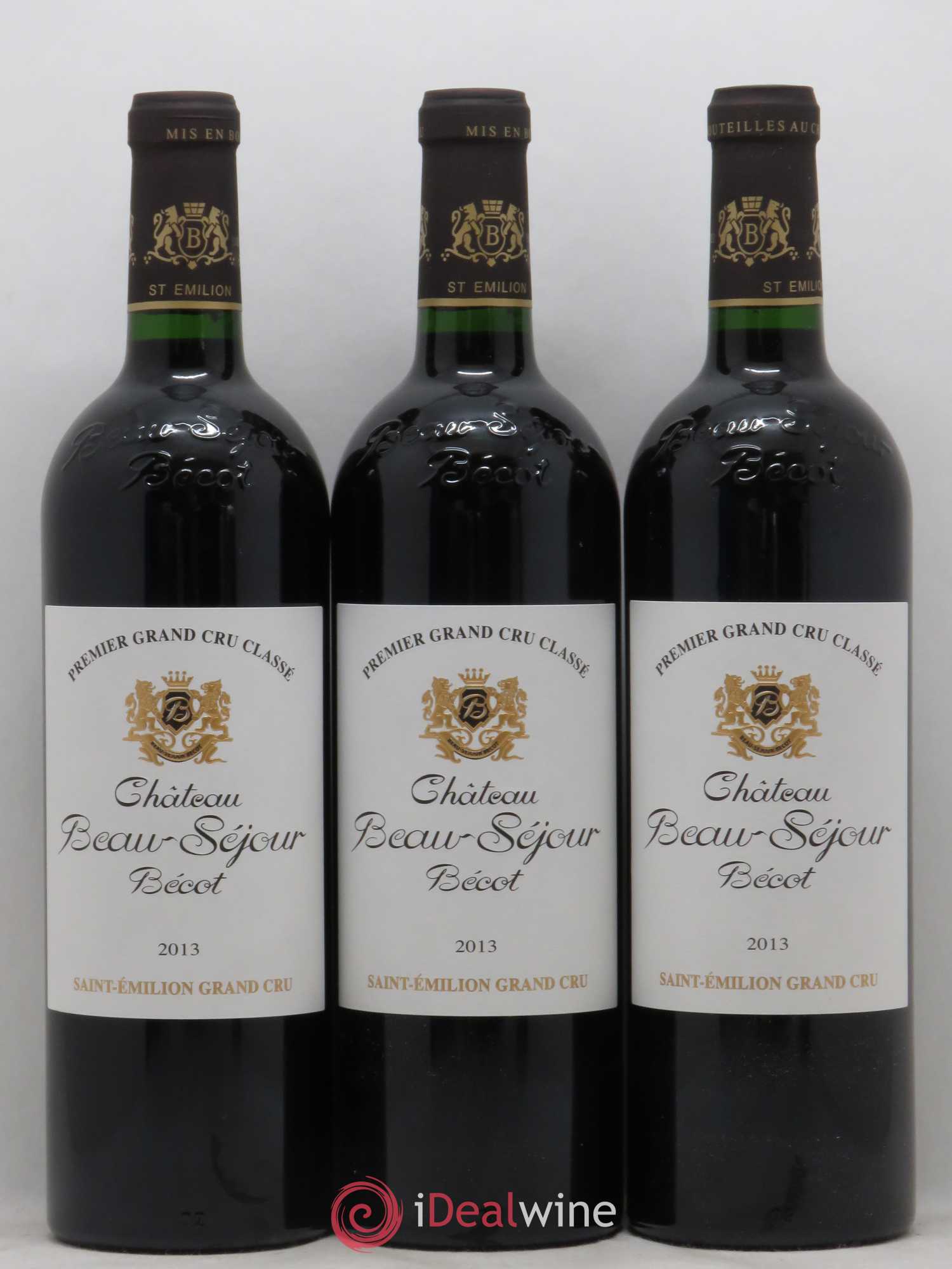Château Beau-Séjour Bécot 1er Grand Cru Classé B 2013 - Lot de 12 bouteilles - 1