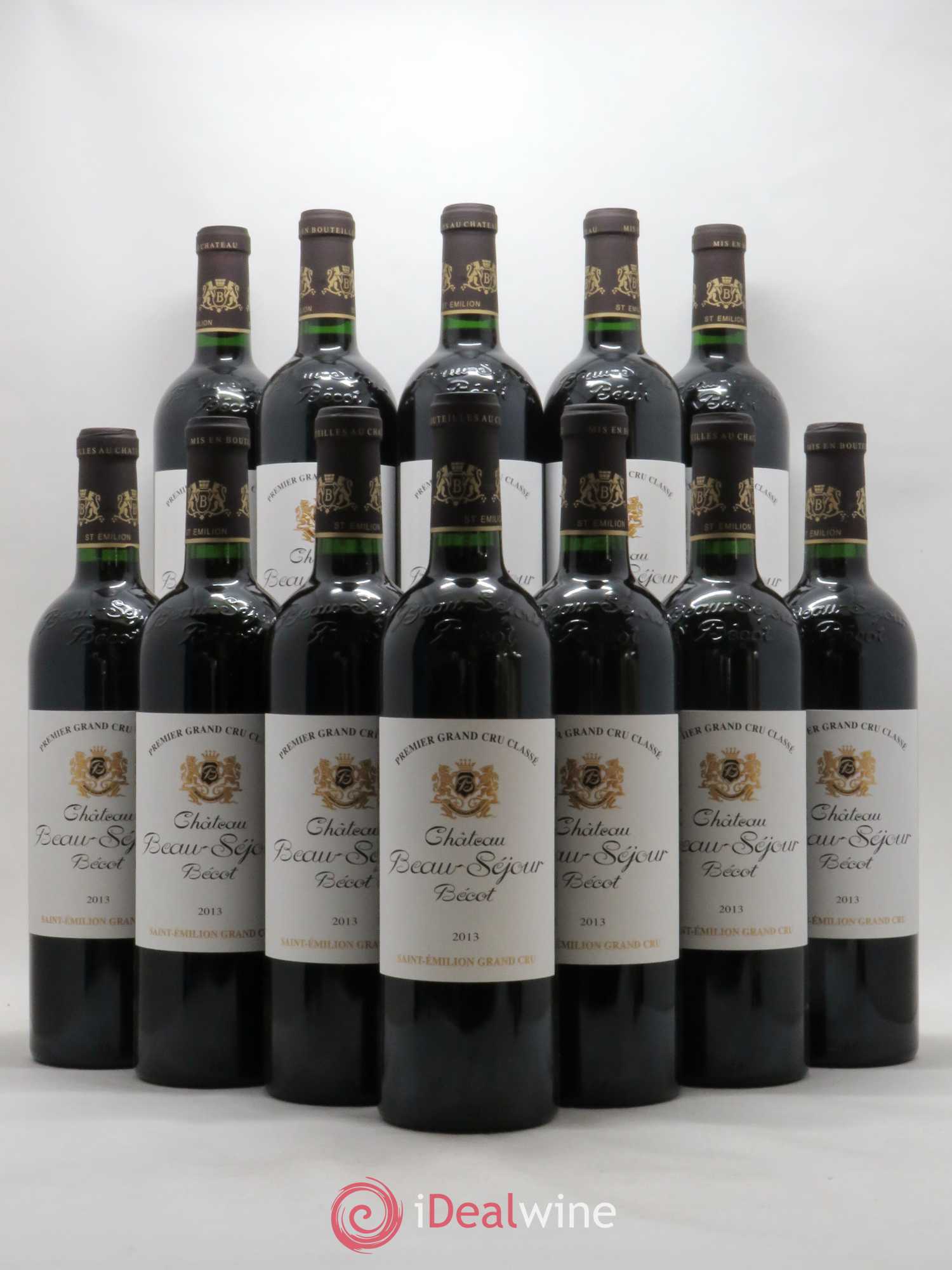 Château Beau-Séjour Bécot 1er Grand Cru Classé B 2013 - Lot de 12 bouteilles - 0