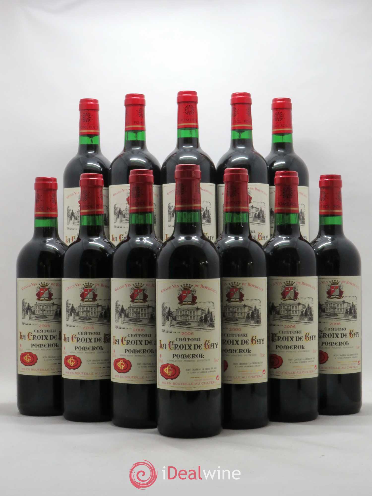 Château la Croix de Gay 2006 - Lot de 12 bouteilles - 0