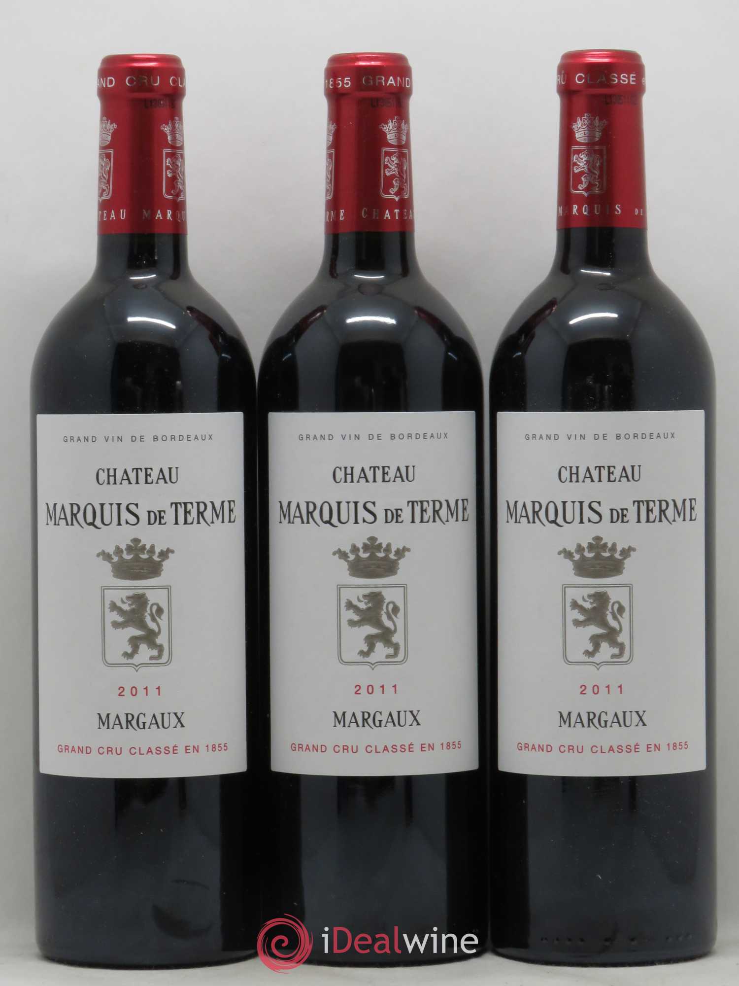 Château Marquis de Terme 4ème Grand Cru Classé 2011 - Lot de 12 bouteilles - 1