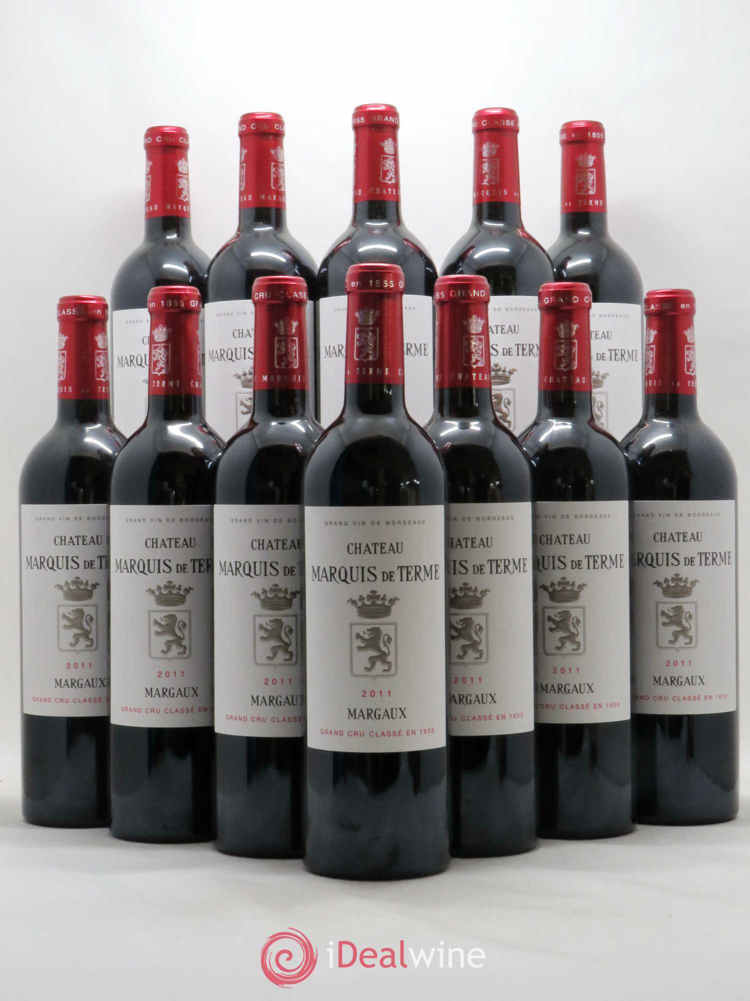 Château Marquis de Terme 4ème Grand Cru Classé 2011 - Lot de 12 bouteilles - 0
