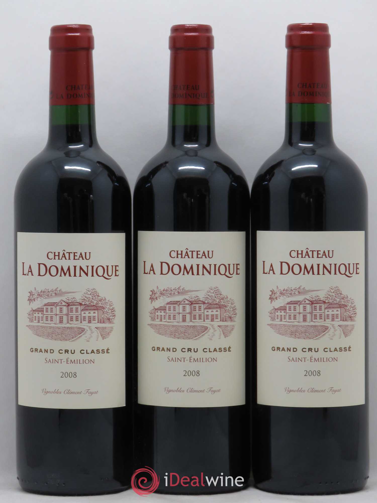 Château la Dominique Grand Cru Classé 2008 - Lot de 12 bouteilles - 2