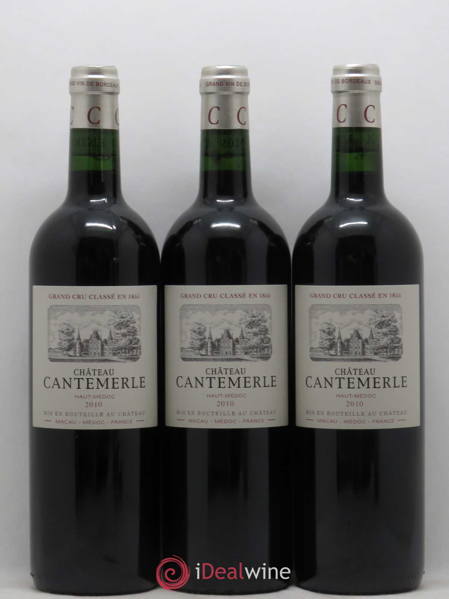 Château Cantemerle 5ème Grand Cru Classé 2010 - Lot de 12 bouteilles - 1