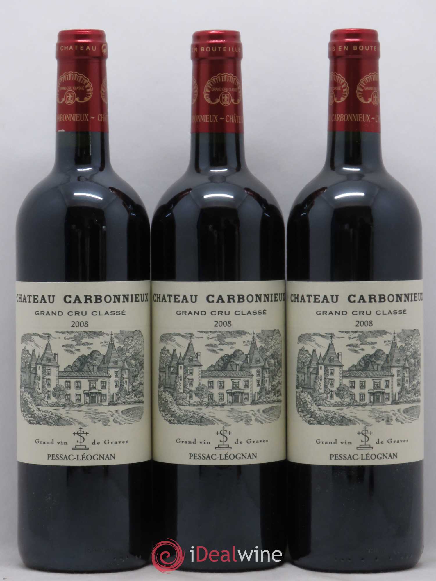 Château Carbonnieux Cru Classé de Graves 2008 - Lot de 12 bouteilles - 3