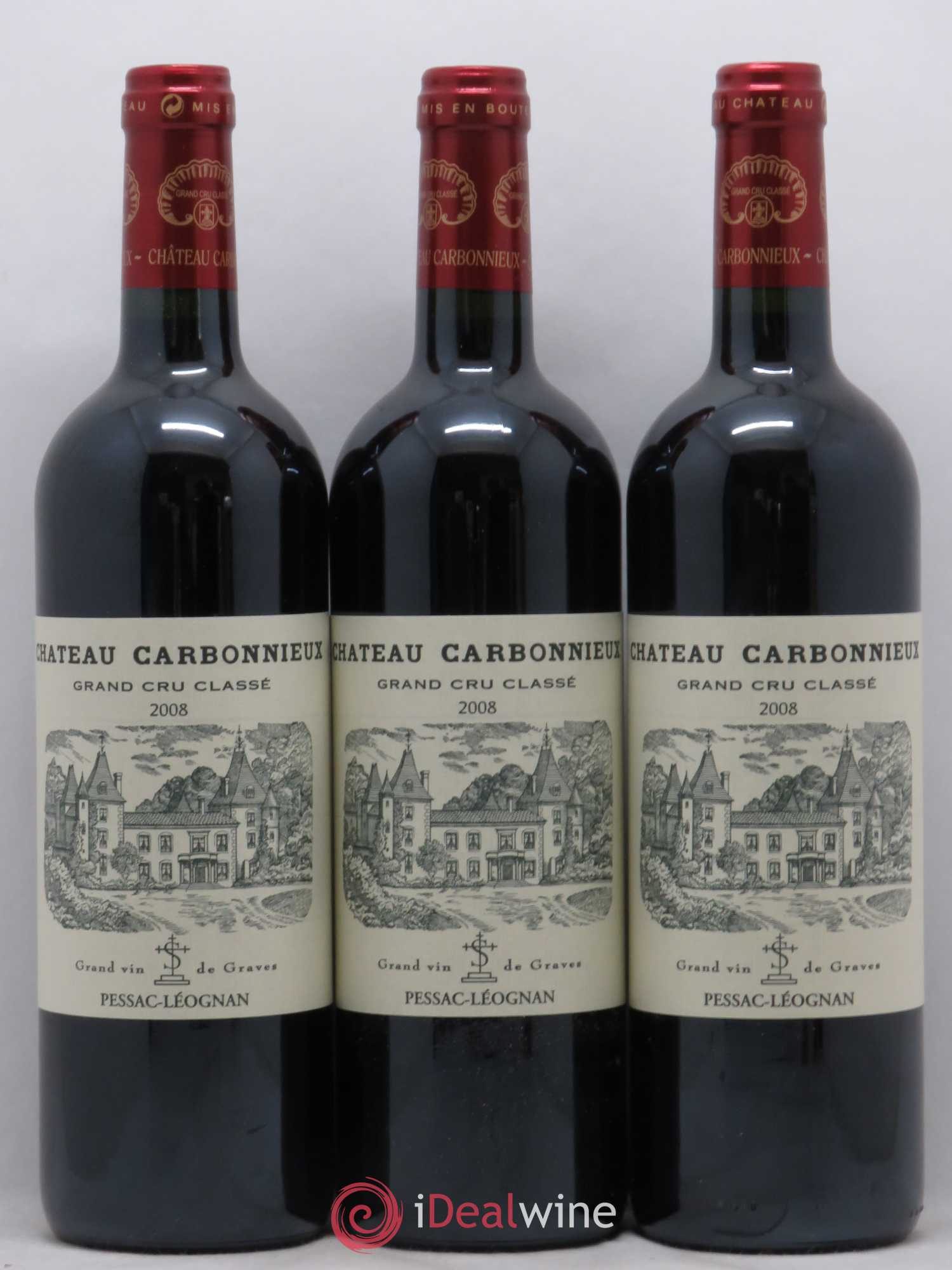 Château Carbonnieux Cru Classé de Graves 2008 - Lot de 12 bouteilles - 4