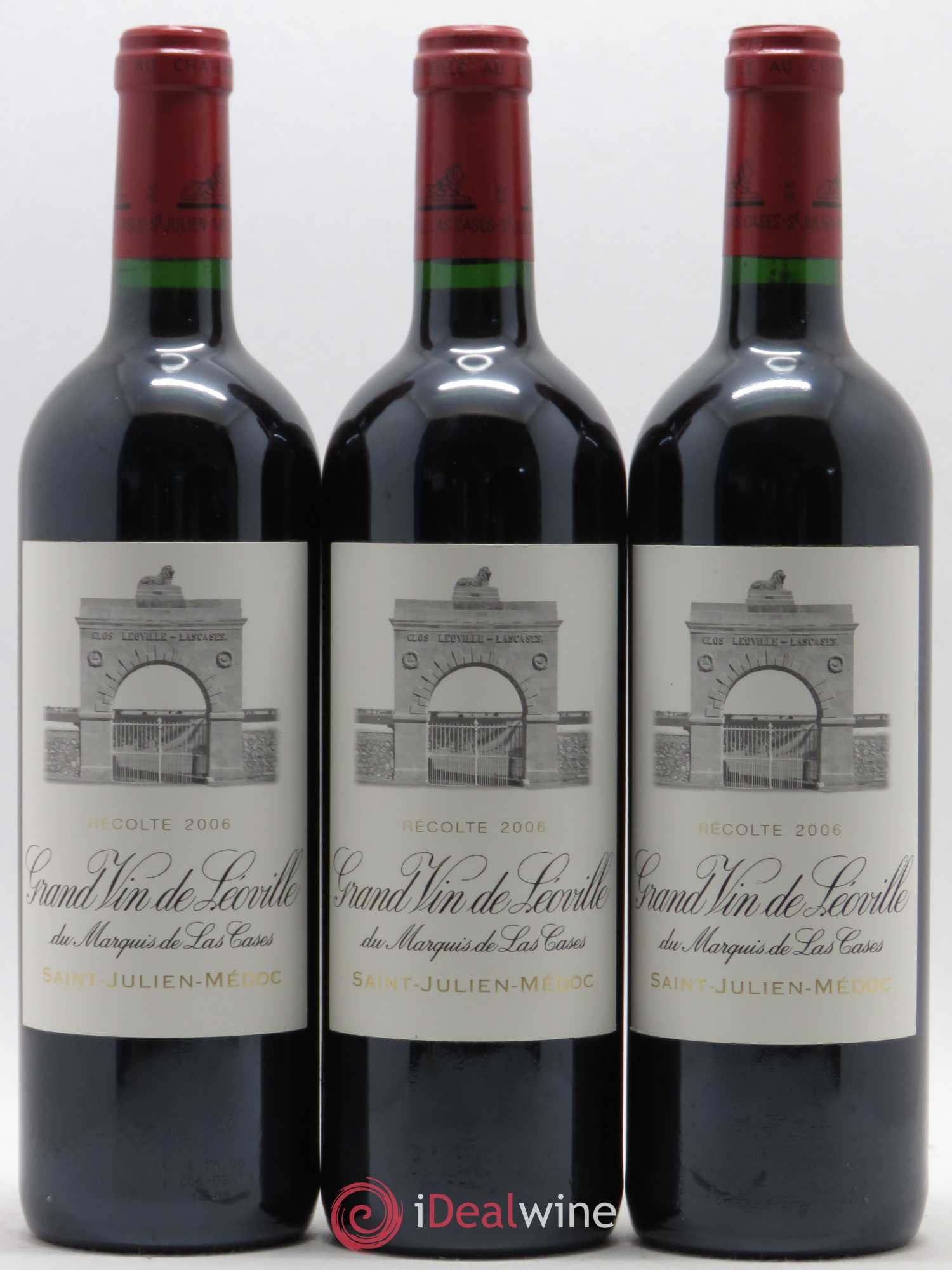 Château Léoville Las Cases 2ème Grand Cru Classé 2006 - Lot de 6 bouteilles - 1