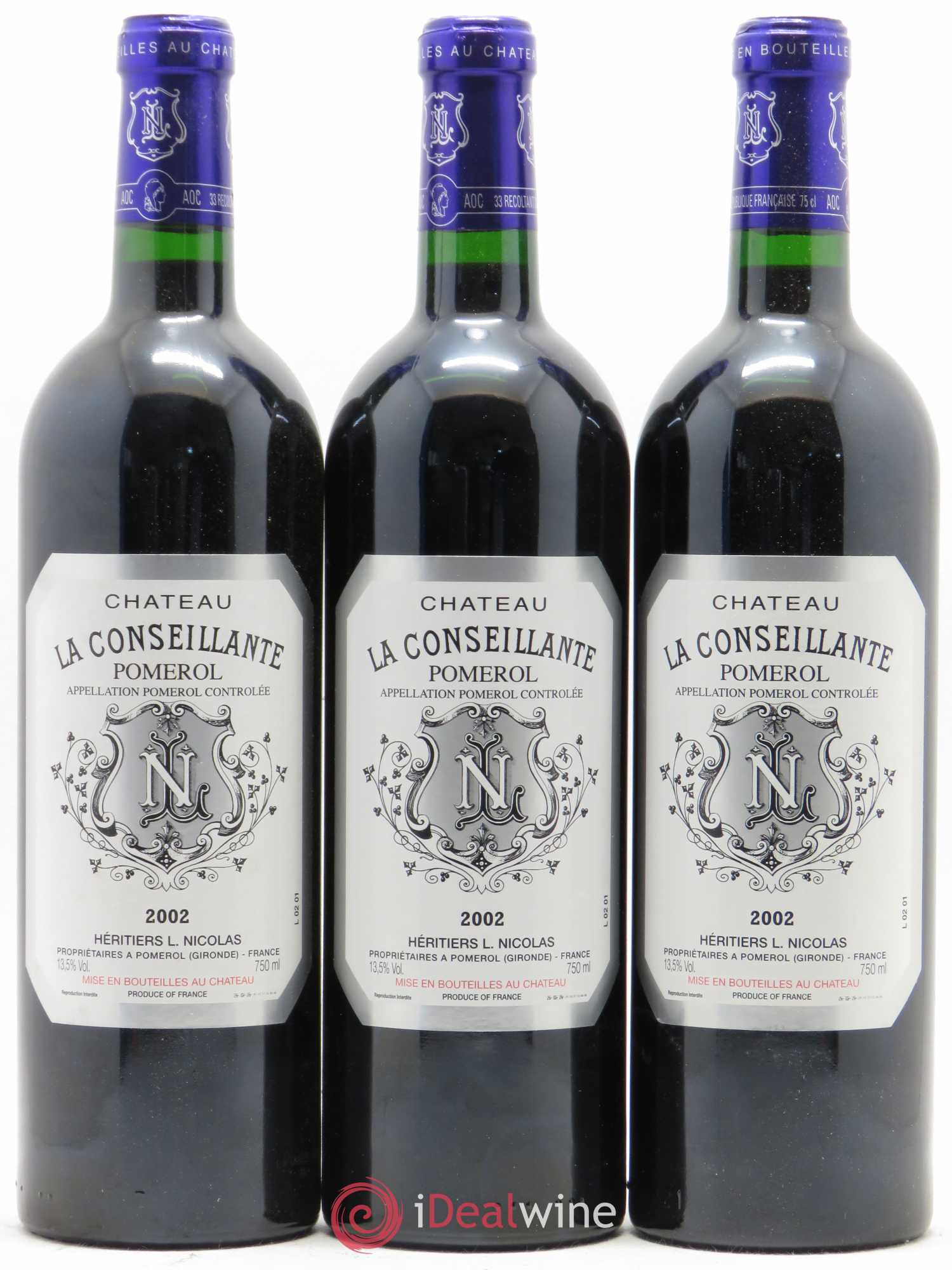 Château la Conseillante 2002 - Lot de 12 bouteilles - 2