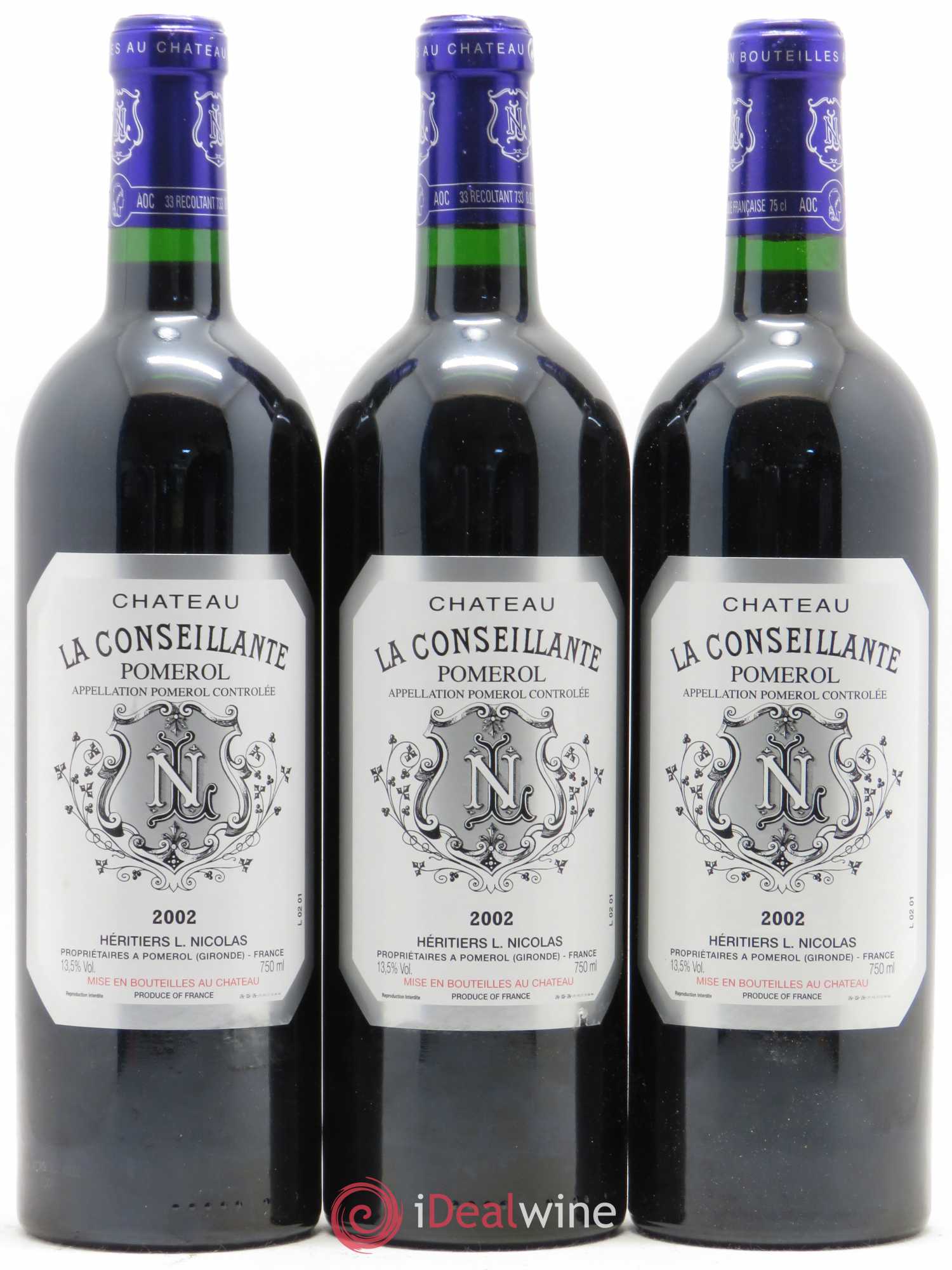 Château la Conseillante 2002 - Lot de 12 bouteilles - 3