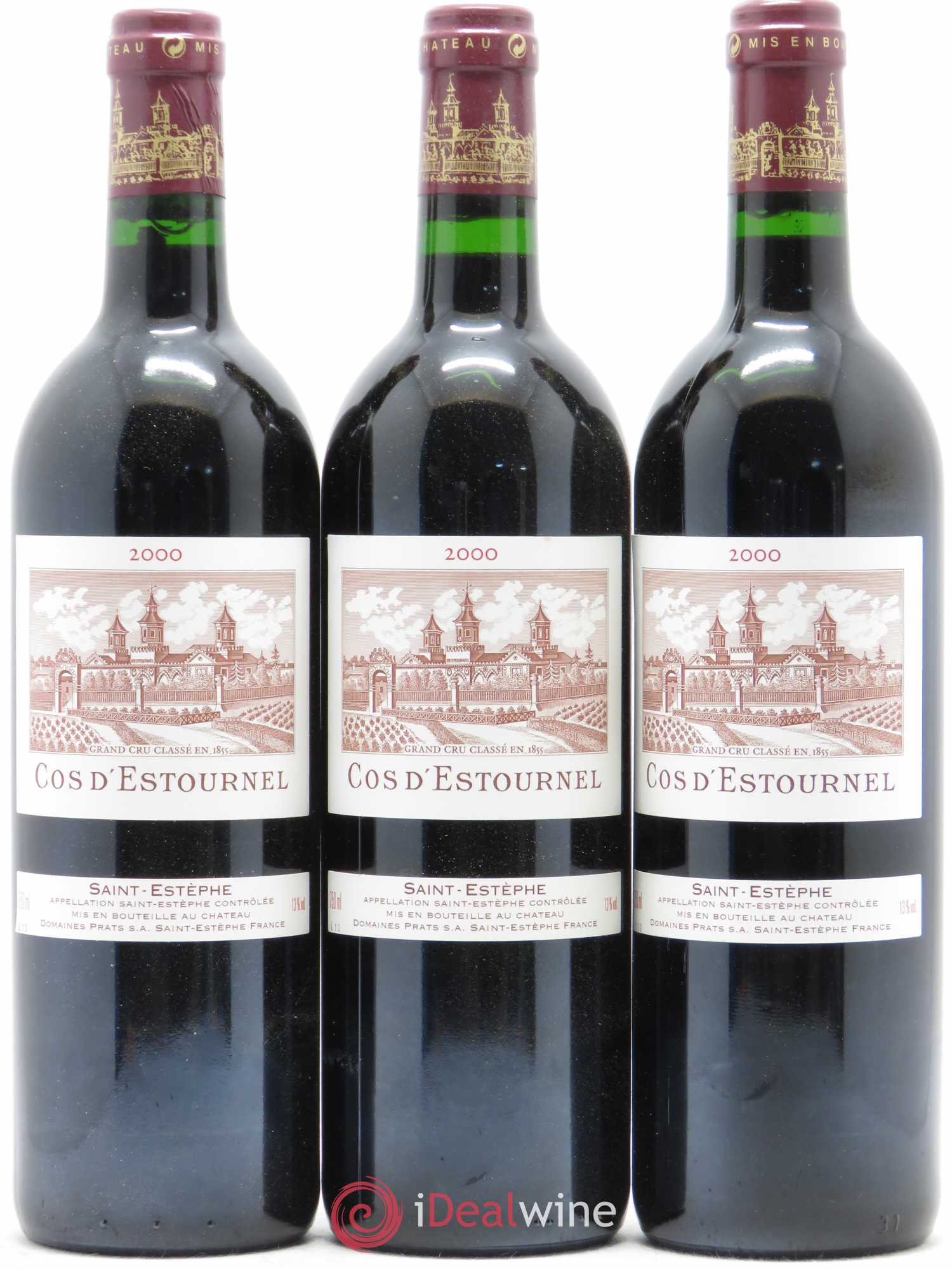 Cos d'Estournel 2ème Grand Cru Classé 2000 - Lot de 12 bouteilles - 1