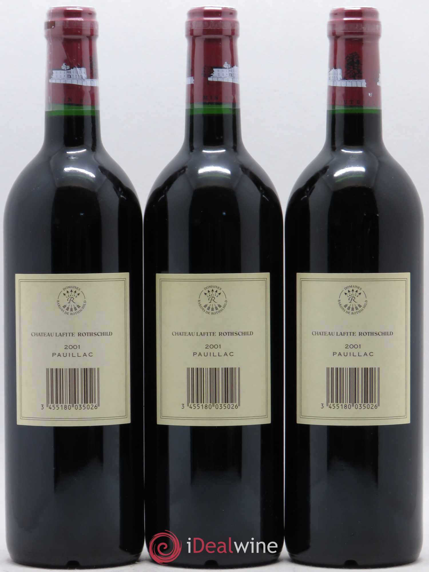 Château Lafite Rothschild 1er Grand Cru Classé 2001 - Lot de 6 bouteilles - 4