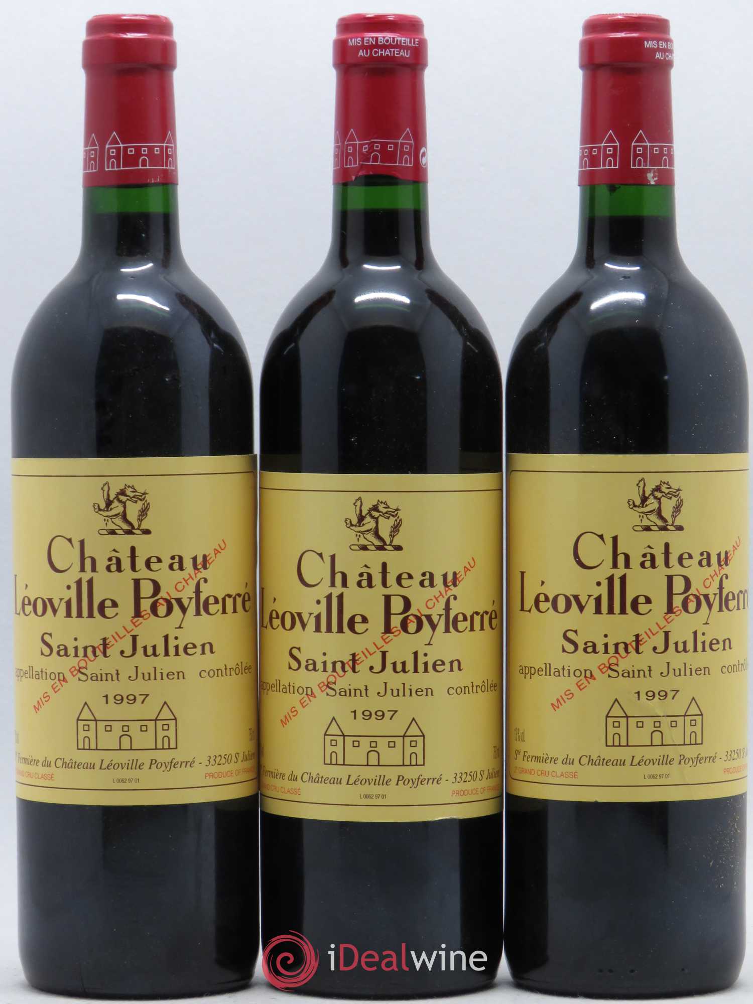 Château Léoville Poyferré 2ème Grand Cru Classé 1997 - Lot de 6 bouteilles - 2