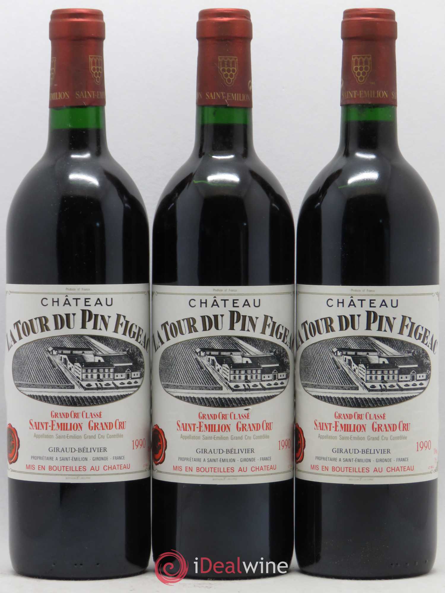 Château la Tour du Pin Figeac 1990 - Lot de 6 bouteilles - 1