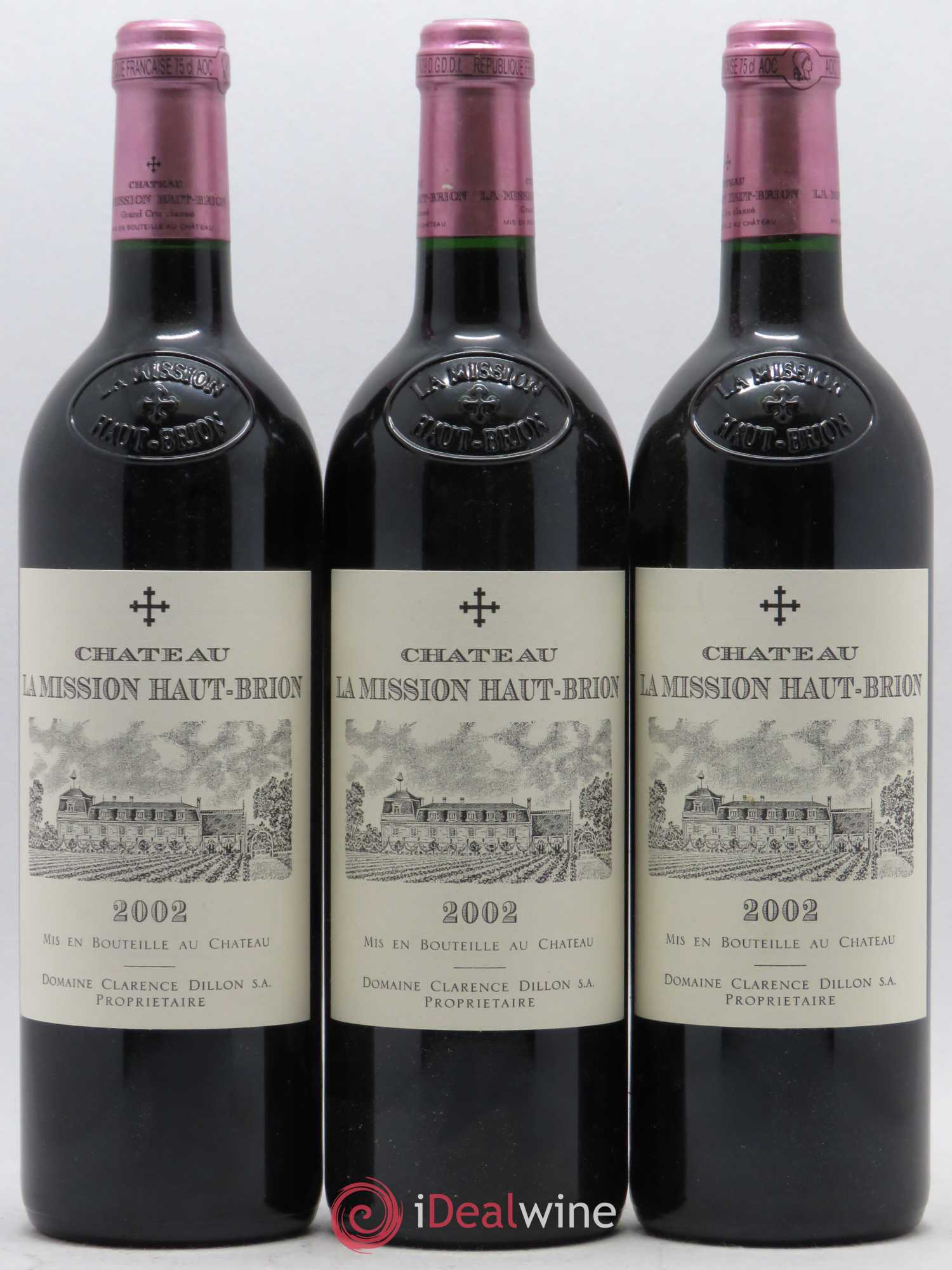 Château la Mission Haut-Brion Cru Classé de Graves 2002 - Lot de 6 bouteilles - 2