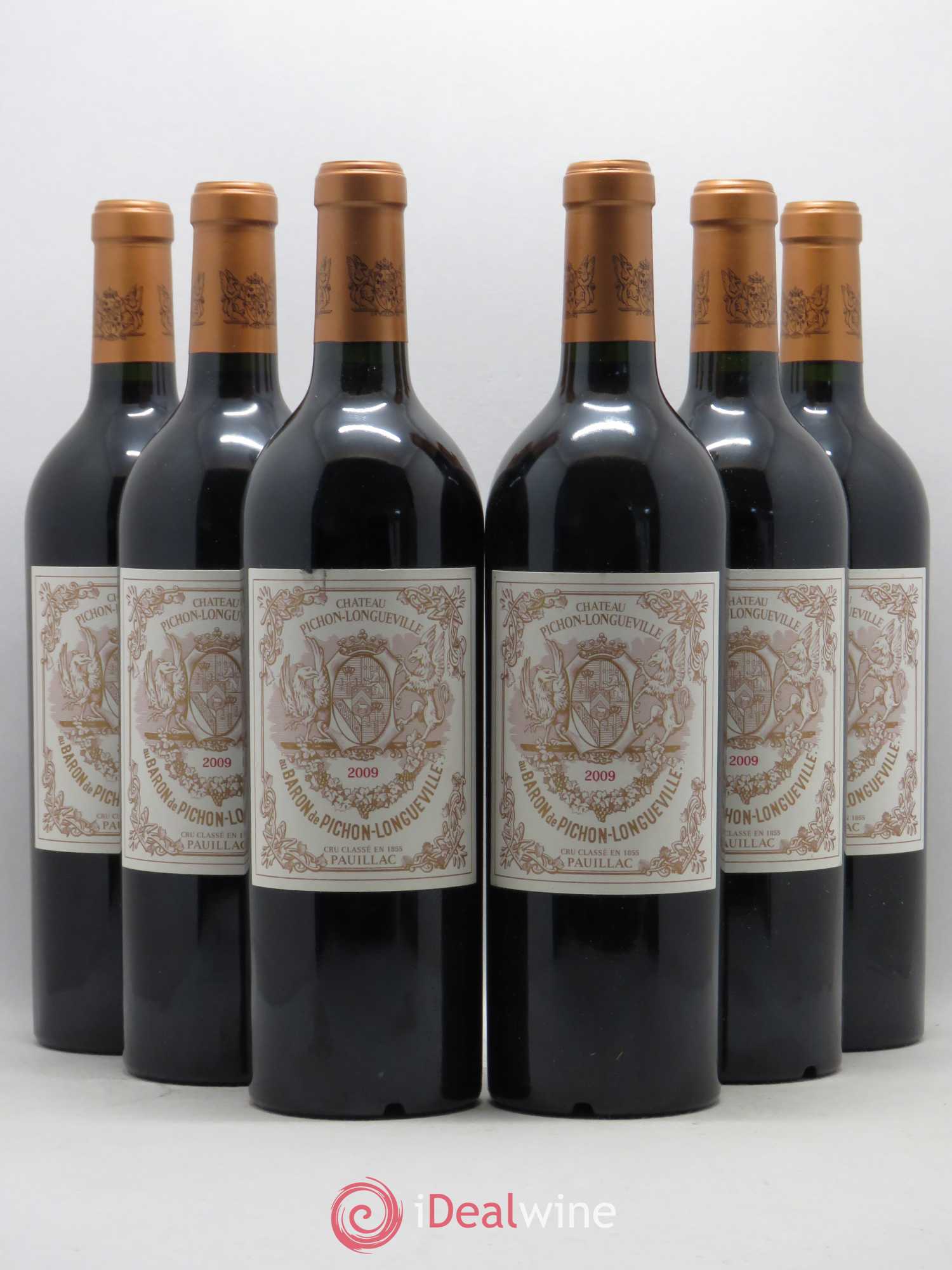 Pichon Longueville Baron 2ème Grand Cru Classé 2009 - Lot de 6 bouteilles - 0