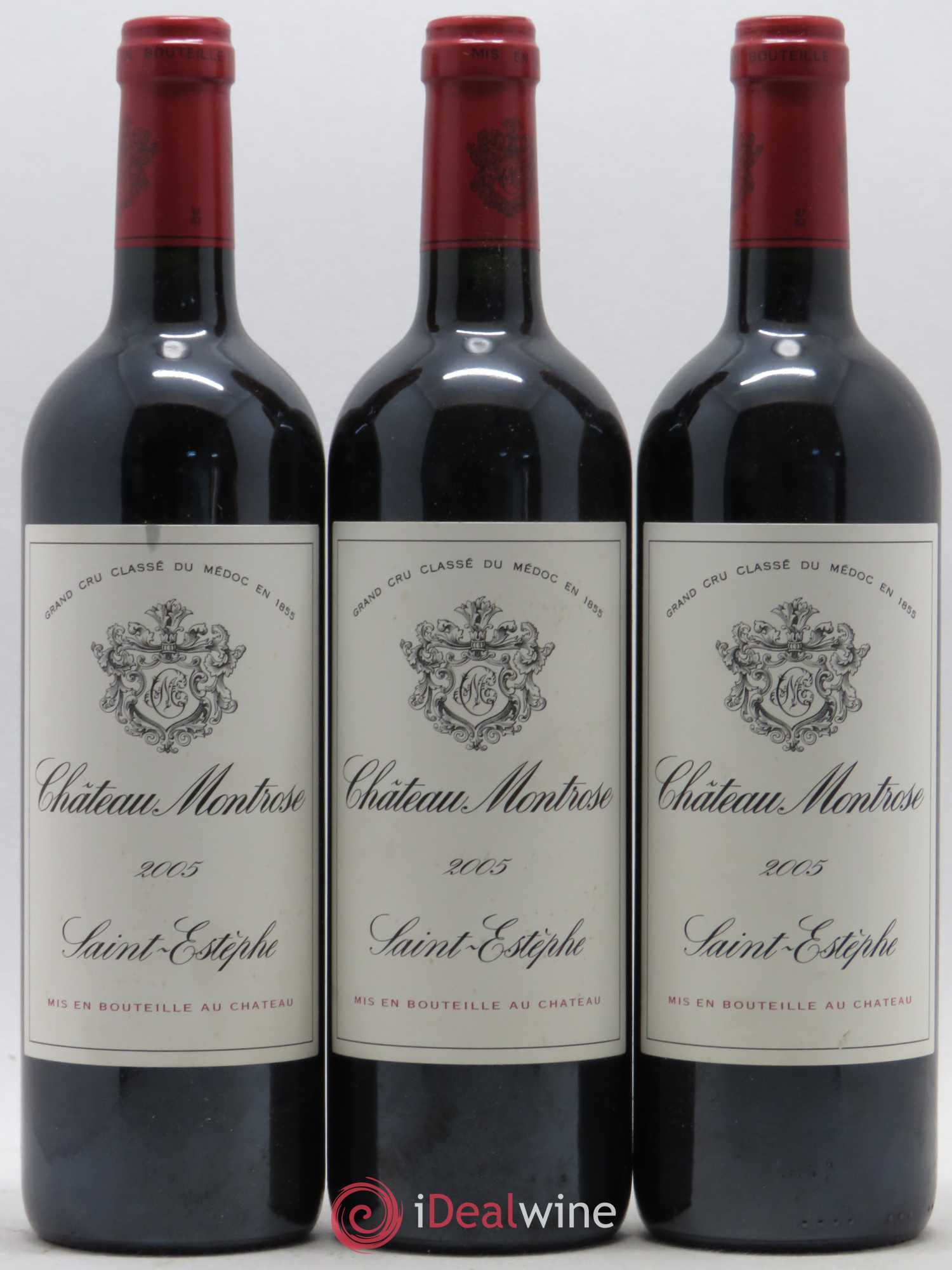 Château Montrose 2ème Grand Cru Classé 2005 - Lot de 3 bouteilles - 0