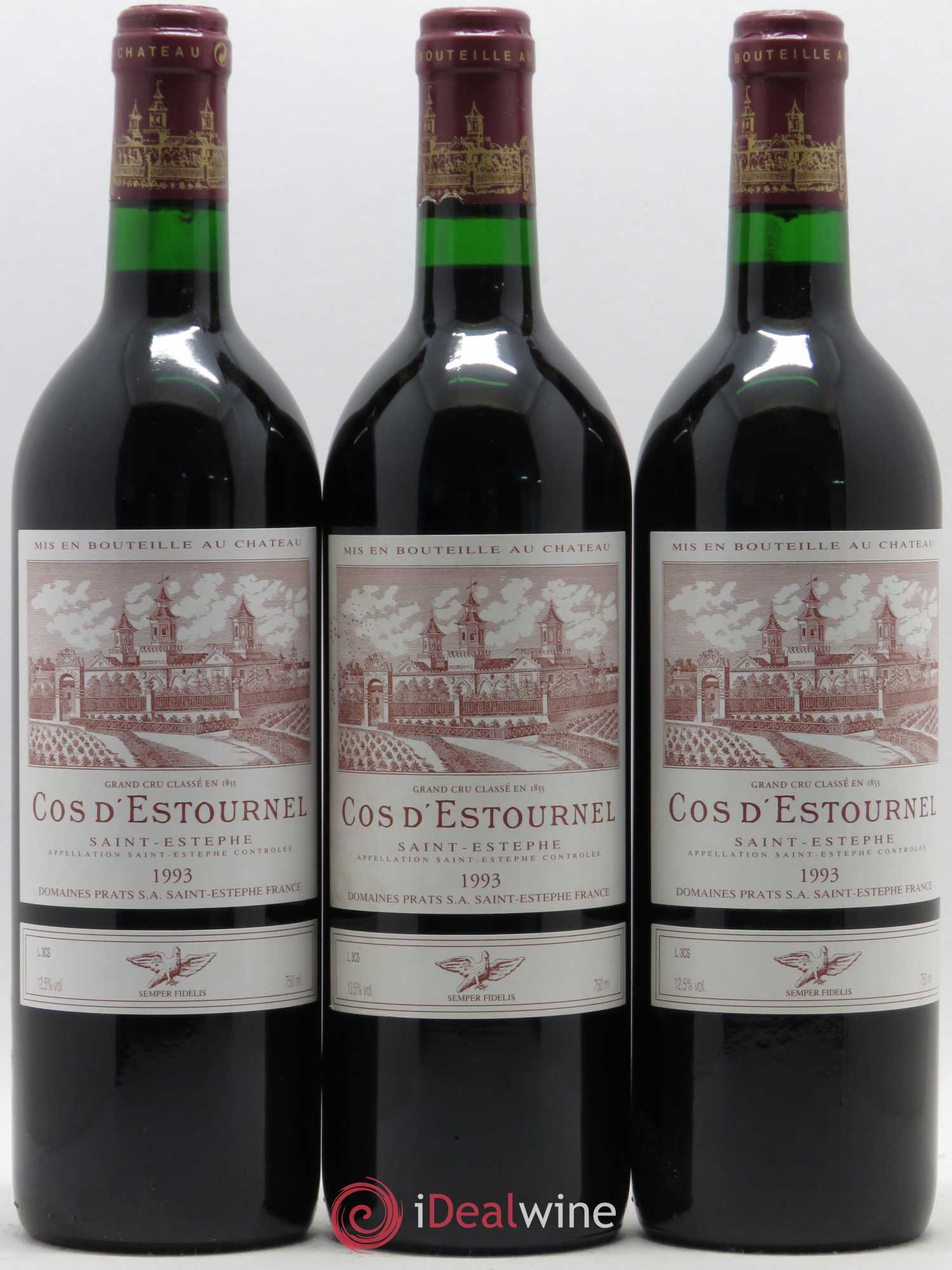 Cos d'Estournel 2ème Grand Cru Classé 1993 - Lot de 12 bouteilles - 2