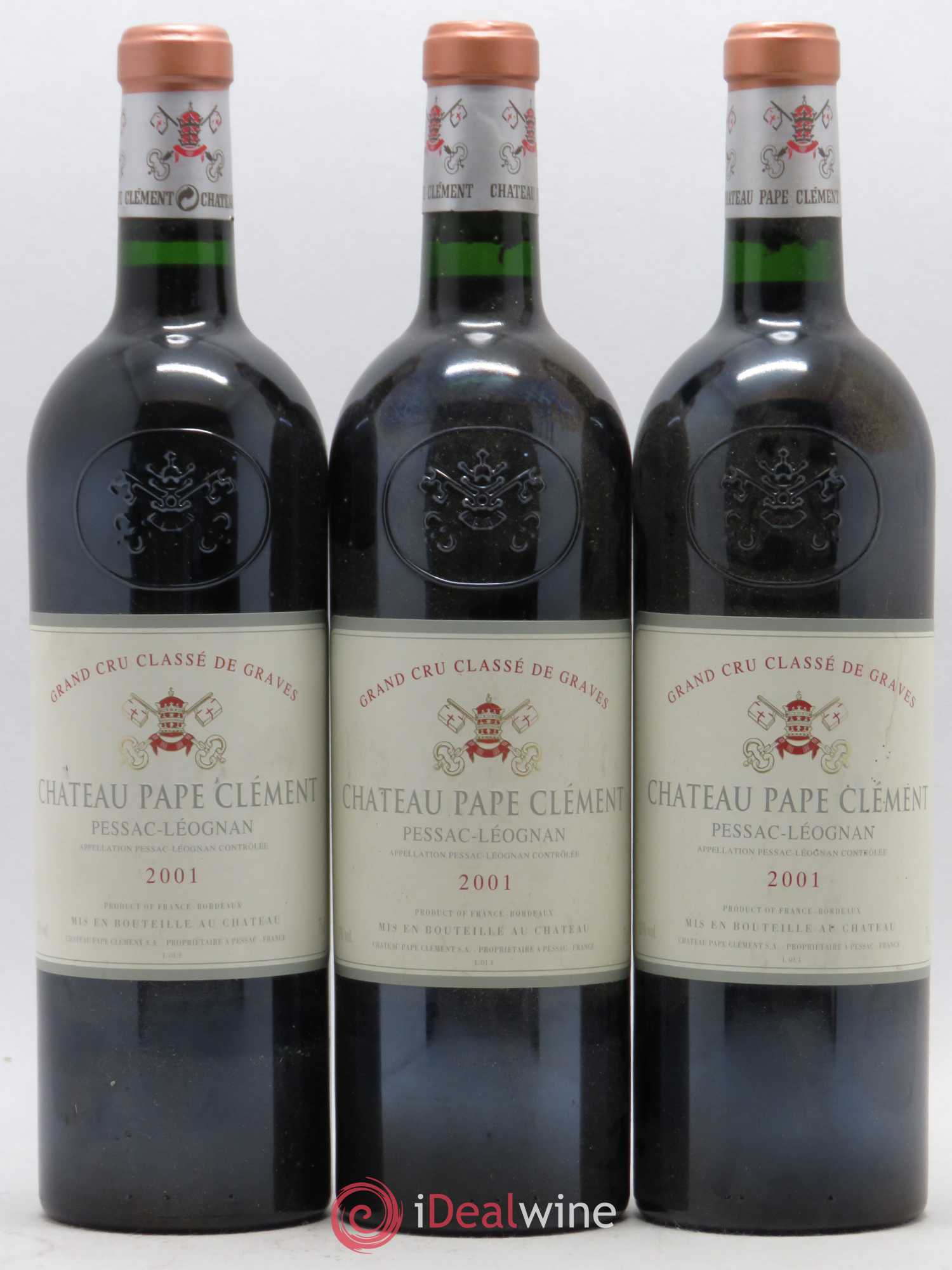 Château Pape Clément Cru Classé de Graves 2001 - Lot de 12 bouteilles - 2