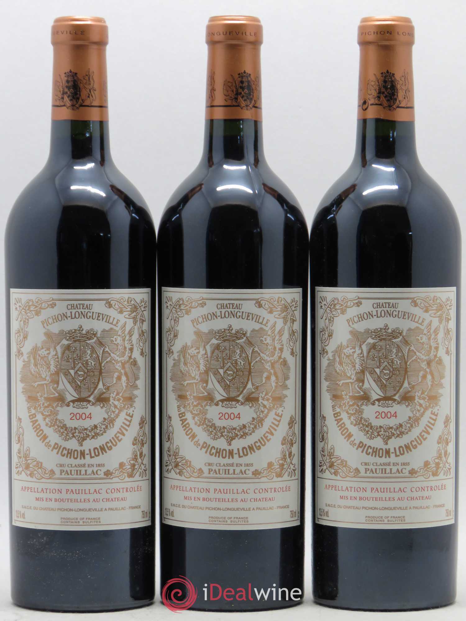Pichon Longueville Baron 2ème Grand Cru Classé 2004 - Lotto di 6 bottiglie - 2