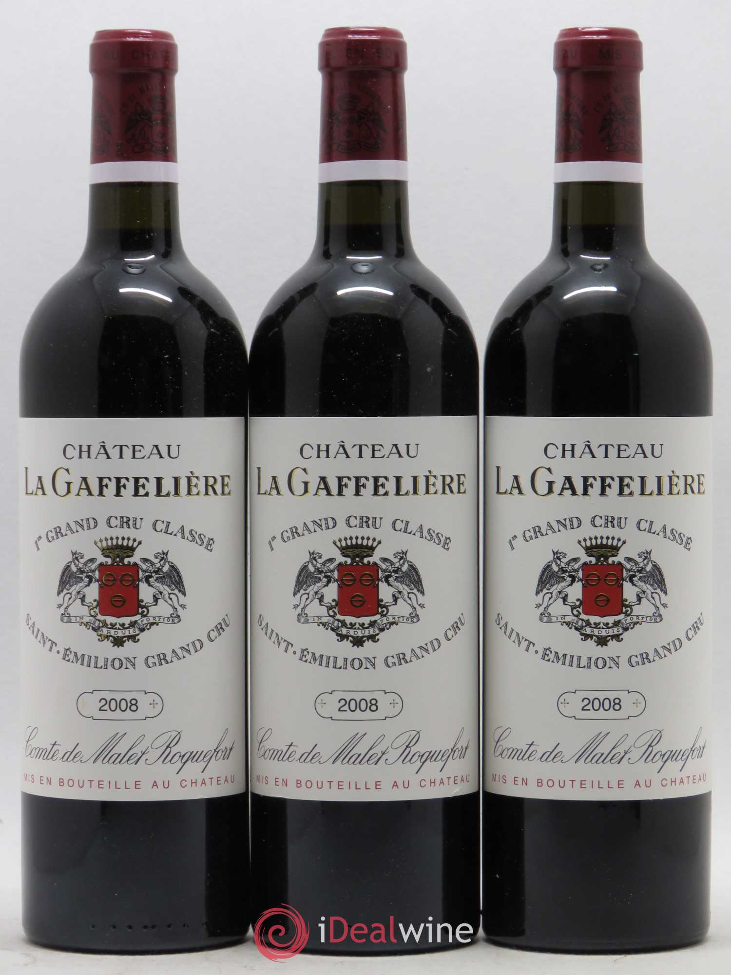 Château la Gaffelière 1er Grand Cru Classé B 2008 - Lot de 12 bouteilles - 1