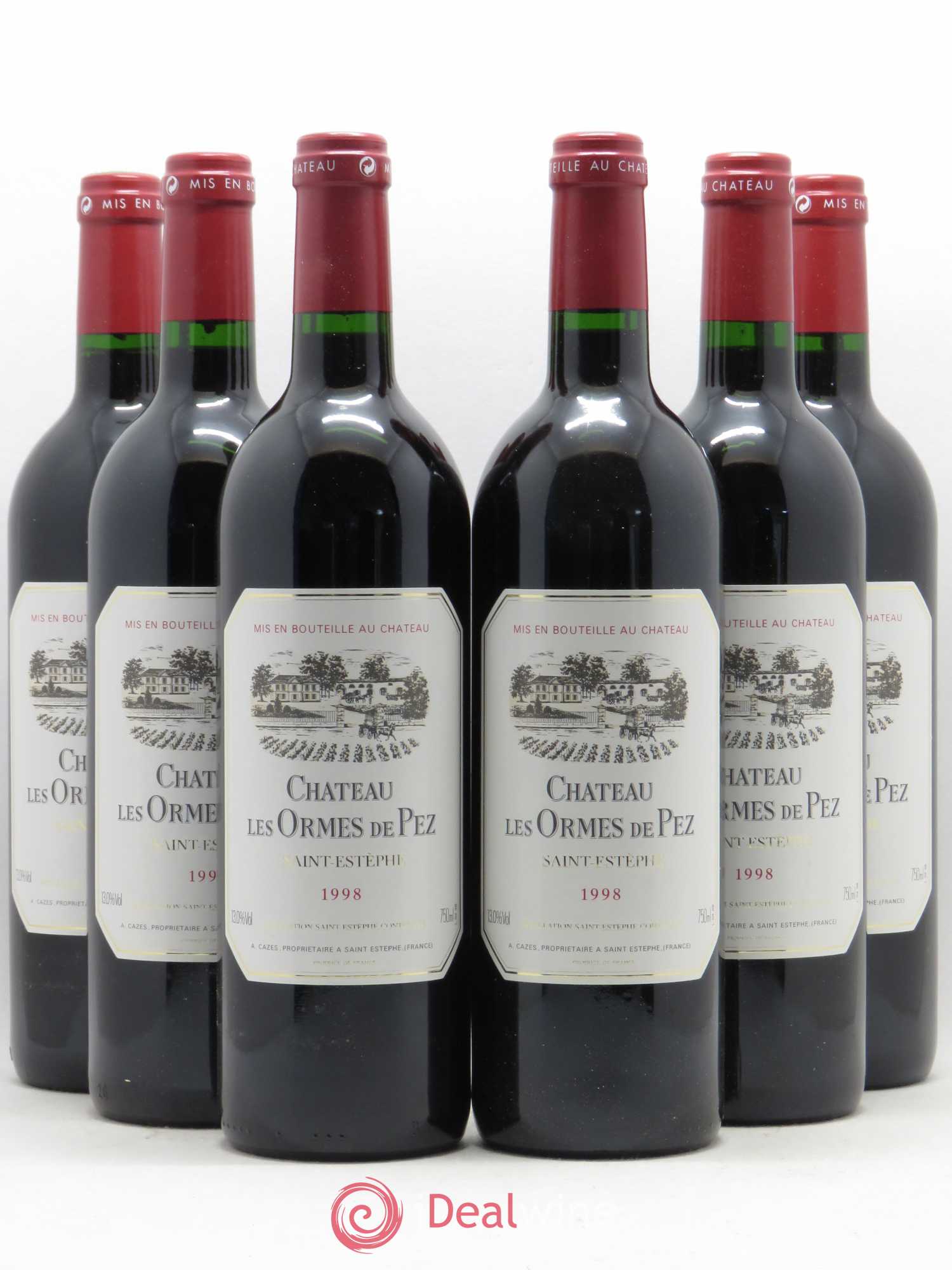 Château les Ormes de Pez 1998 - Lot de 6 bouteilles - 0