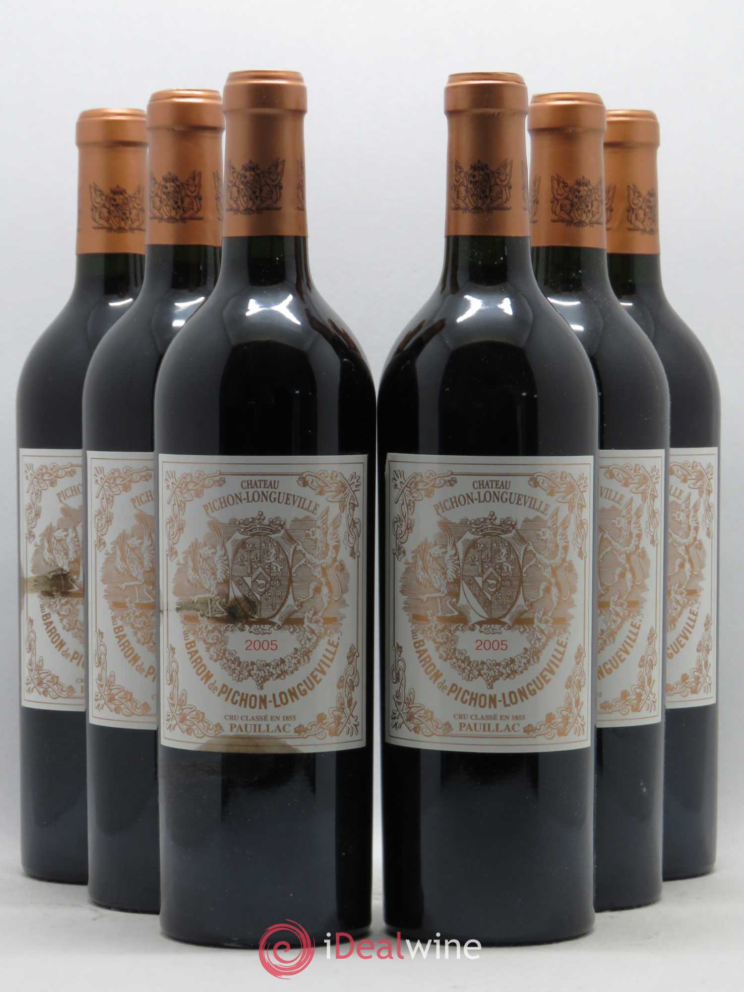 Pichon Longueville Baron 2ème Grand Cru Classé 2005 - Lotto di 6 bottiglie - 0