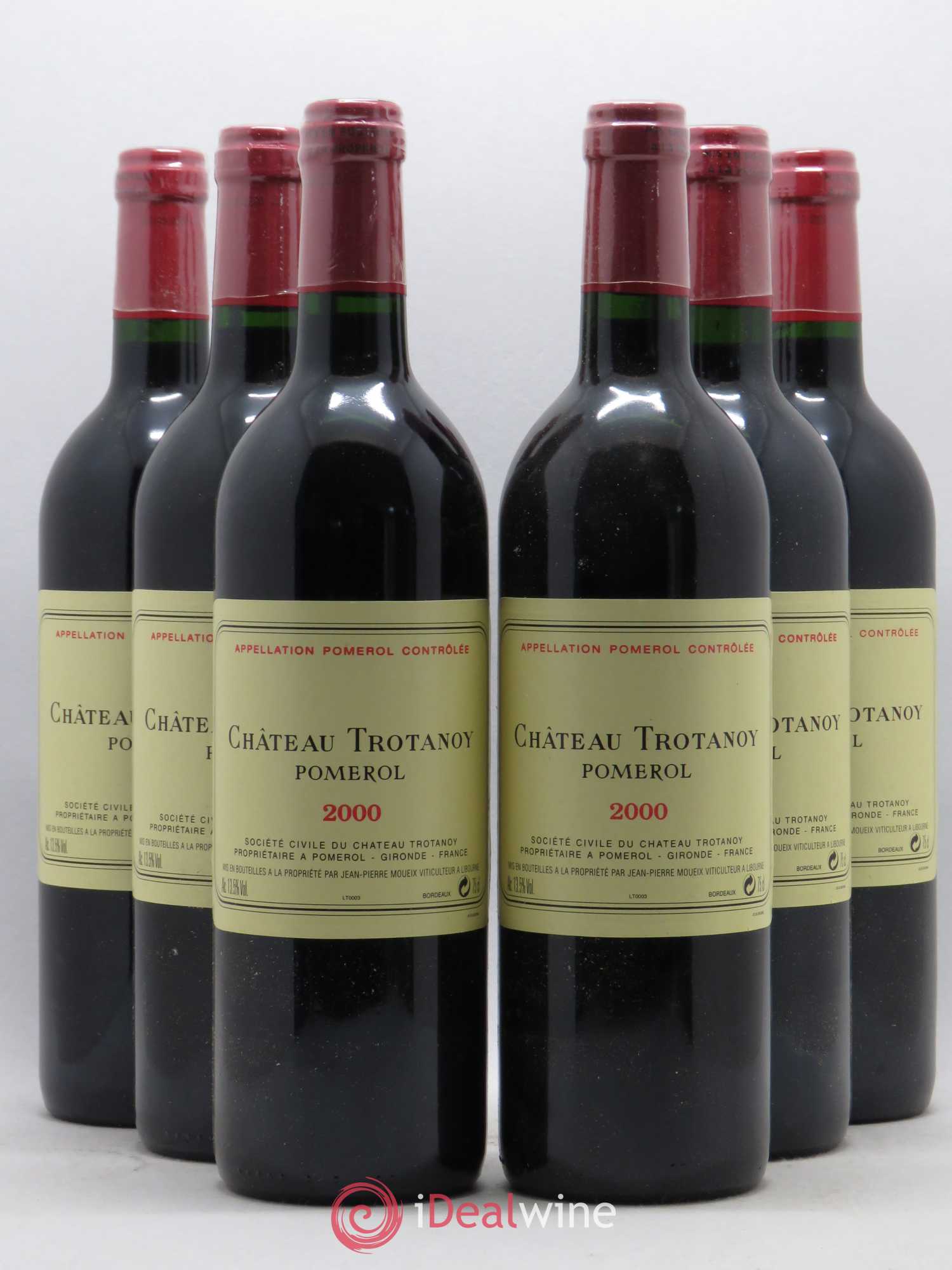 Château Trotanoy 2000 - Lot de 6 bouteilles - 0