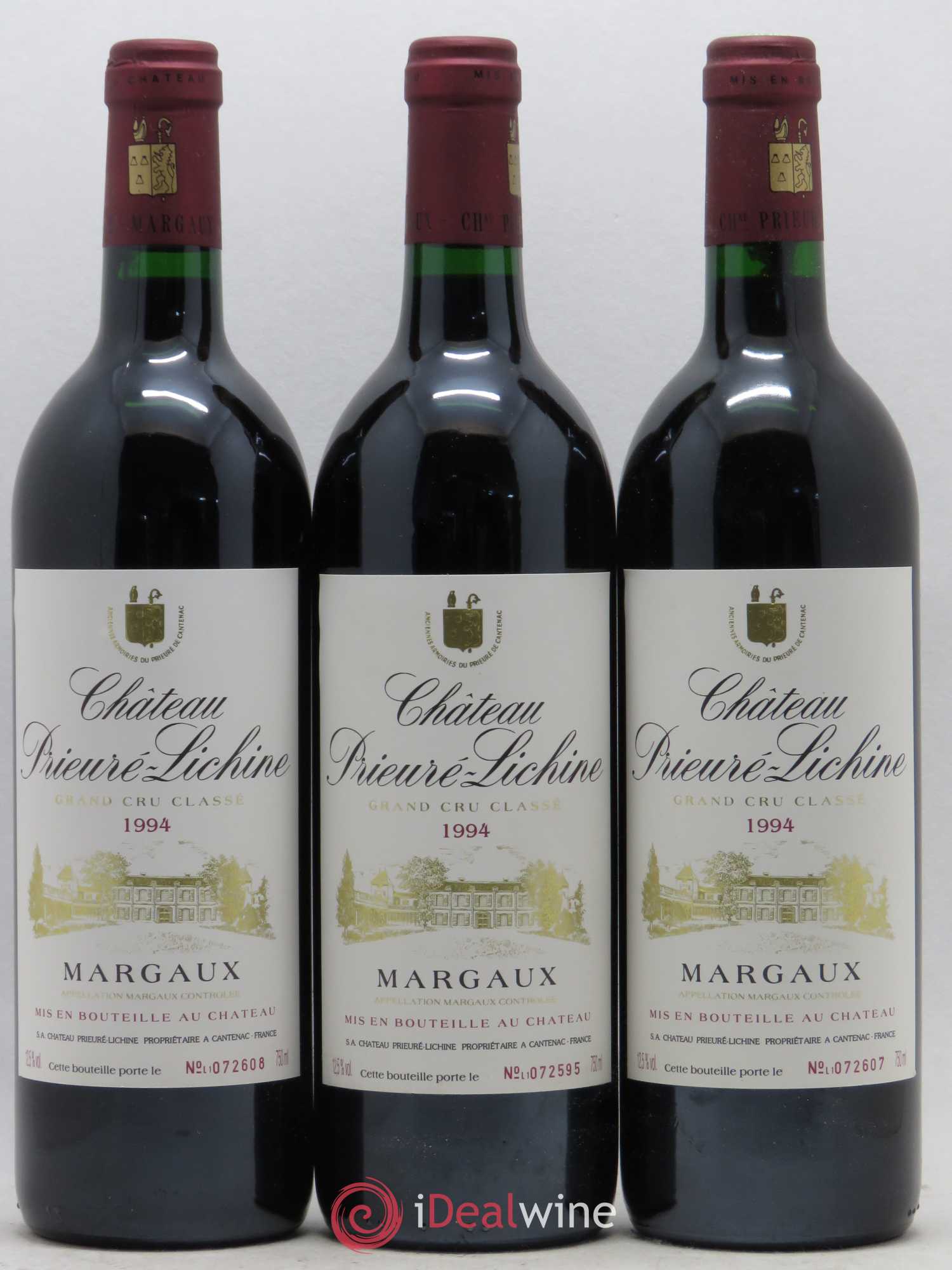 Château Prieuré Lichine 4ème Grand Cru Classé 1994 - Lot de 6 bouteilles - 2