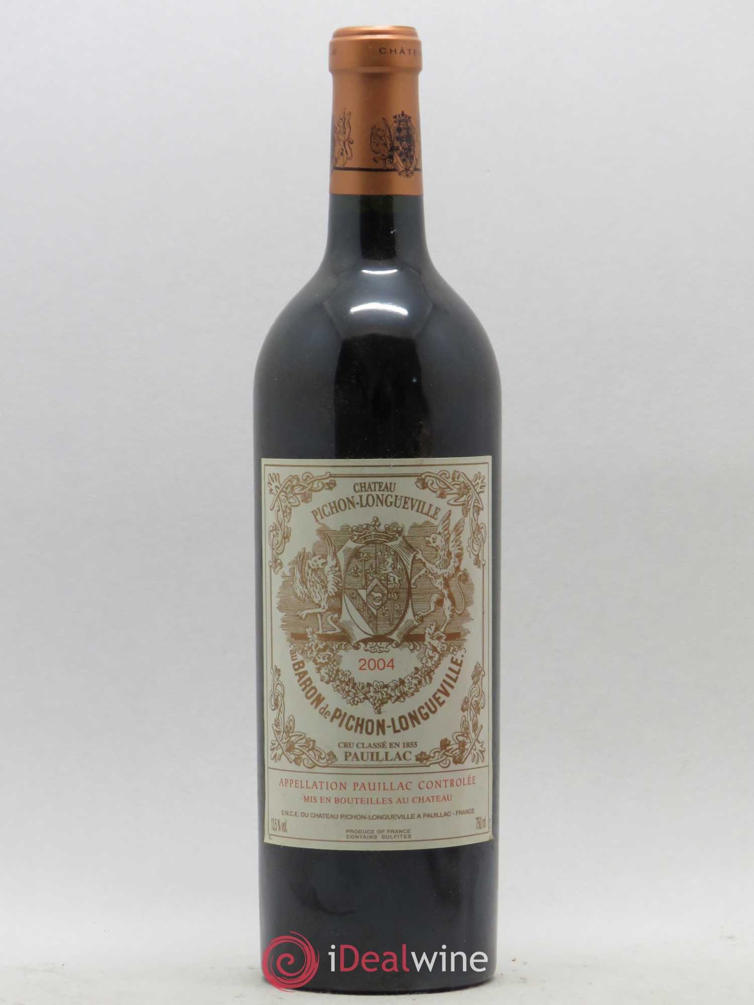 Pichon Longueville Baron 2ème Grand Cru Classé 2004 - Lot de 1 bouteille - 0