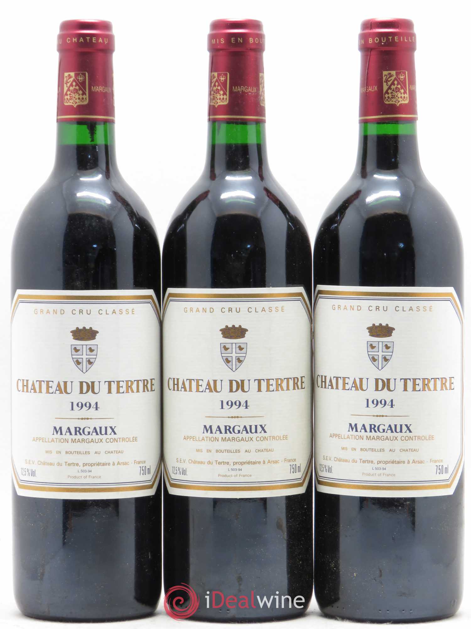 Château du Tertre 5ème Grand Cru Classé 1994 - Lot de 6 bouteilles - 2