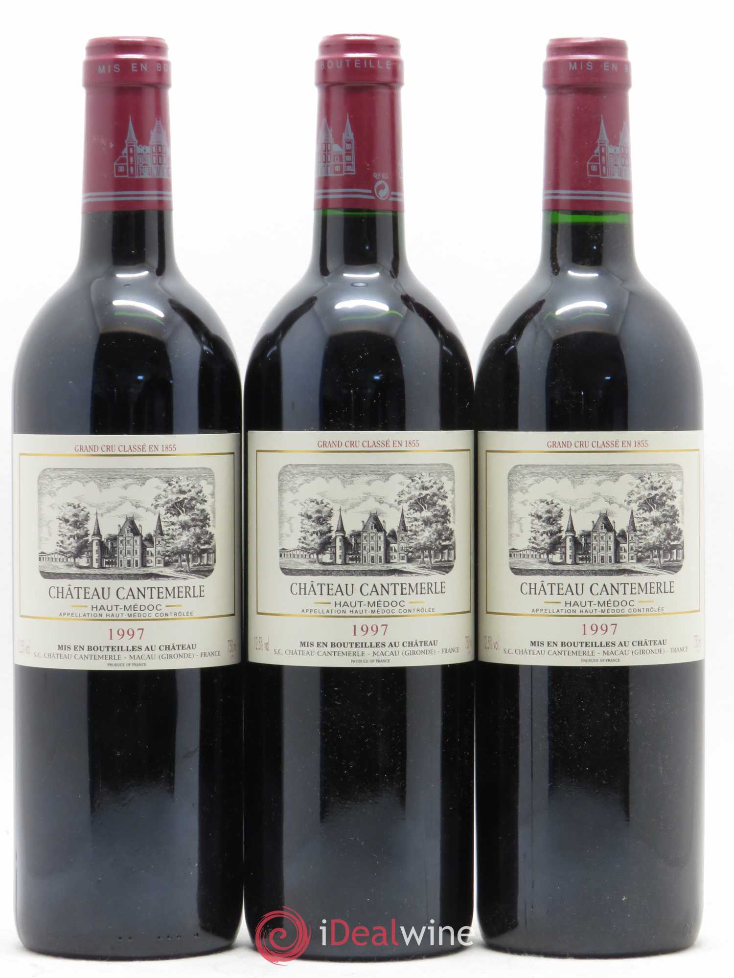 Château Cantemerle 5ème Grand Cru Classé 1997 - Lot de 6 bouteilles - 2