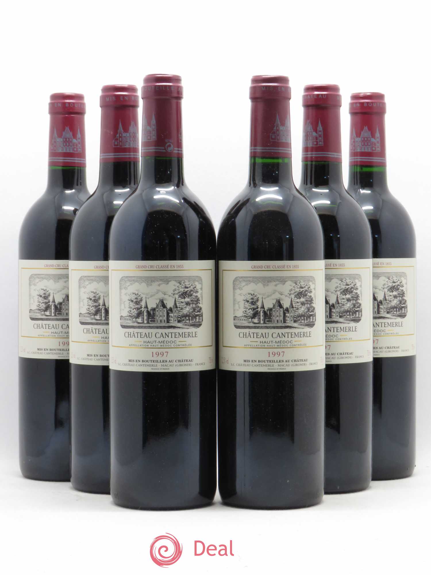 Château Cantemerle 5ème Grand Cru Classé 1997 - Lot de 6 bouteilles - 0