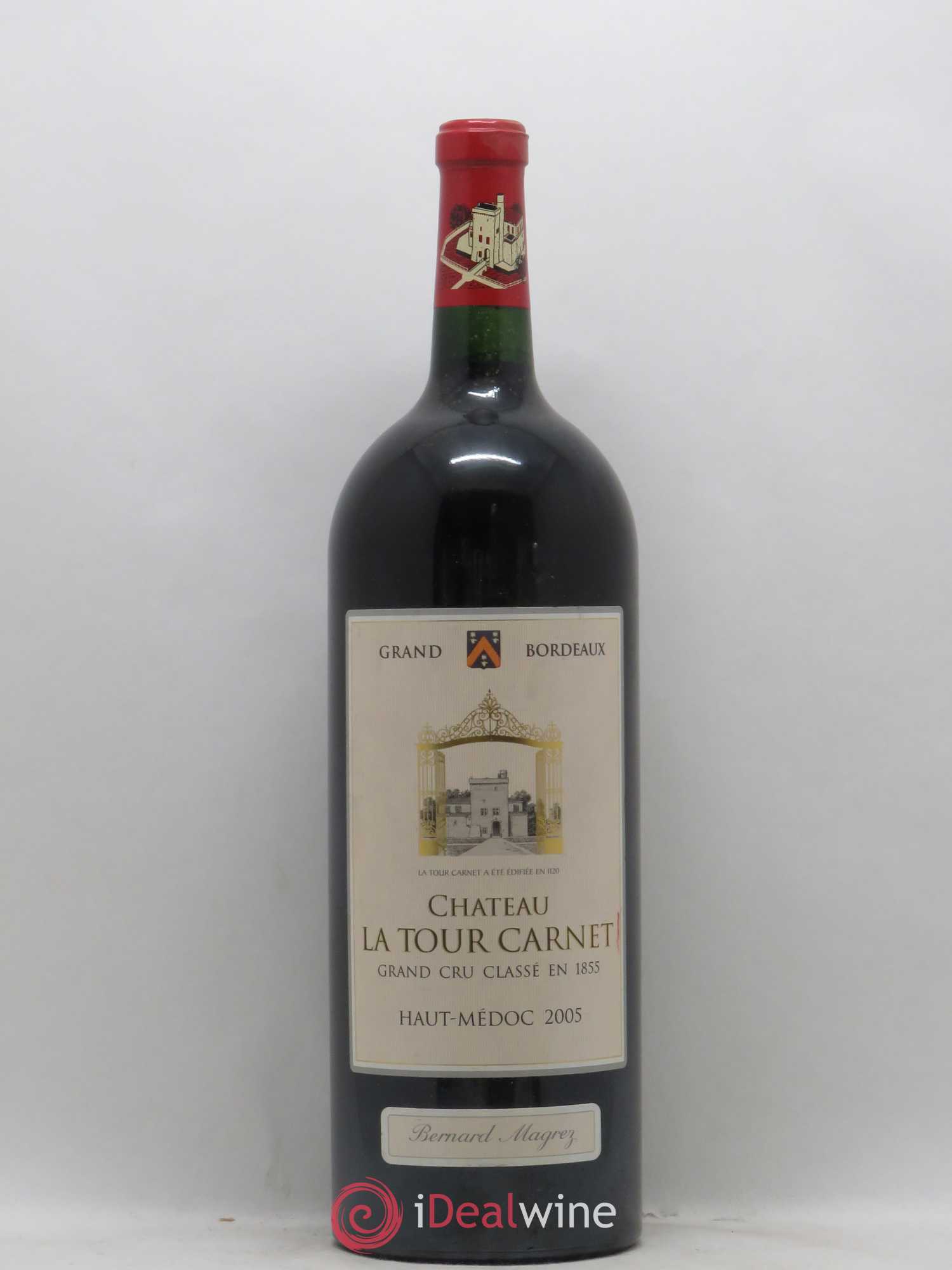 Château la Tour Carnet 4ème Grand Cru Classé 2005 - Lot de 1 magnum - 0