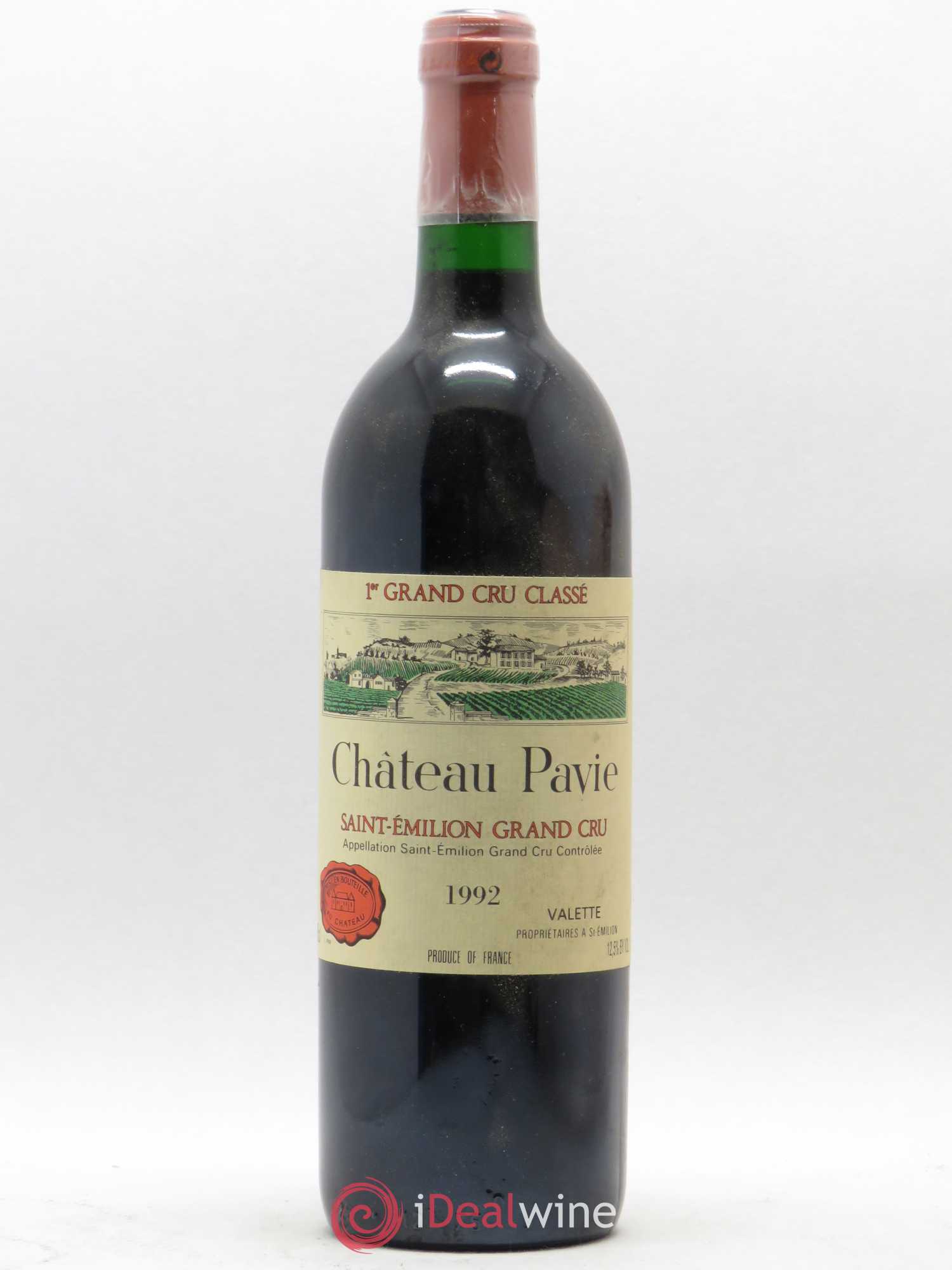 Château Pavie 1er Grand Cru Classé A 1992 - Lot de 1 bouteille - 0