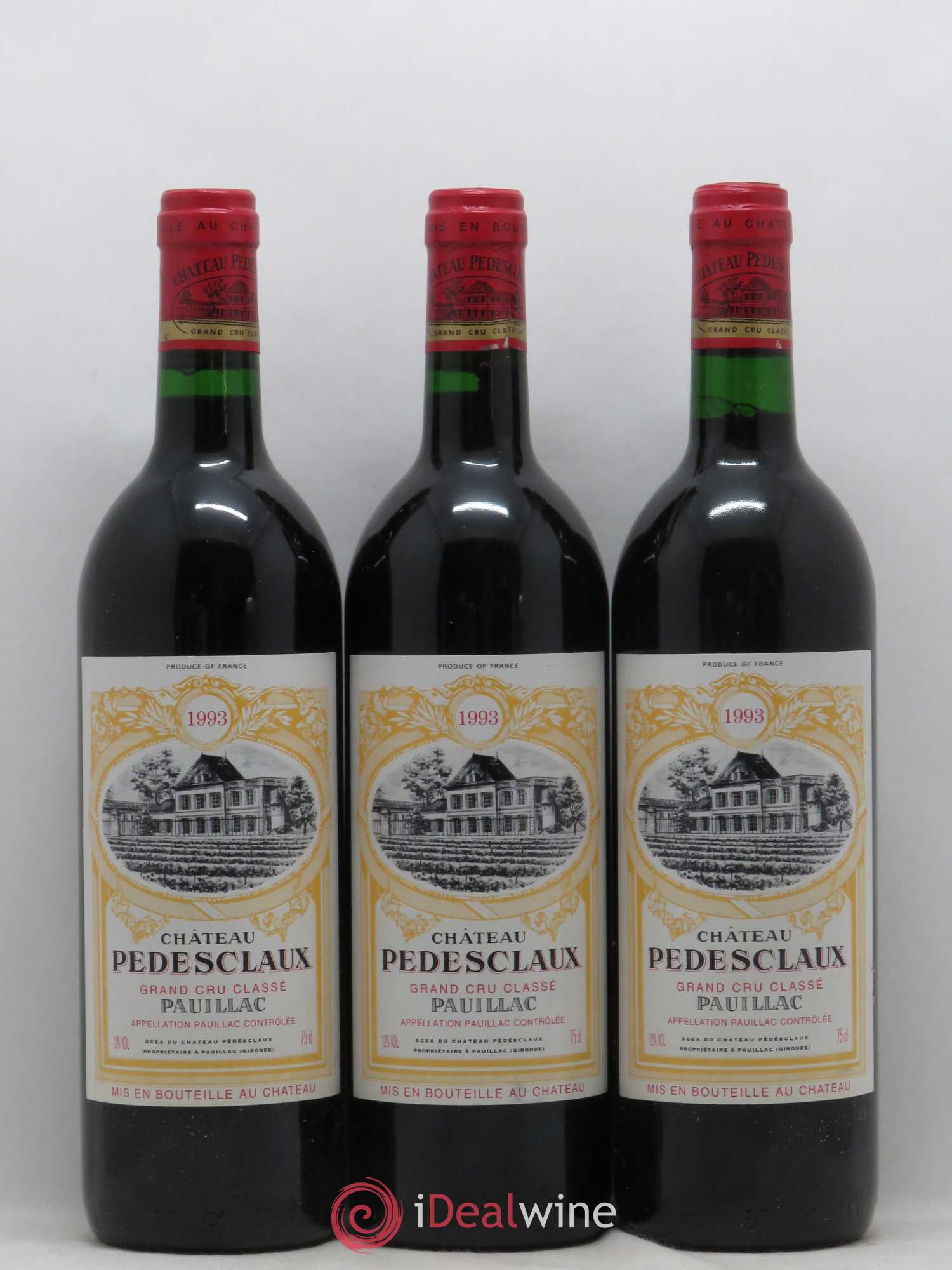 Château Pedesclaux 5ème Grand Cru Classé 1993 - Lot de 6 bouteilles - 1