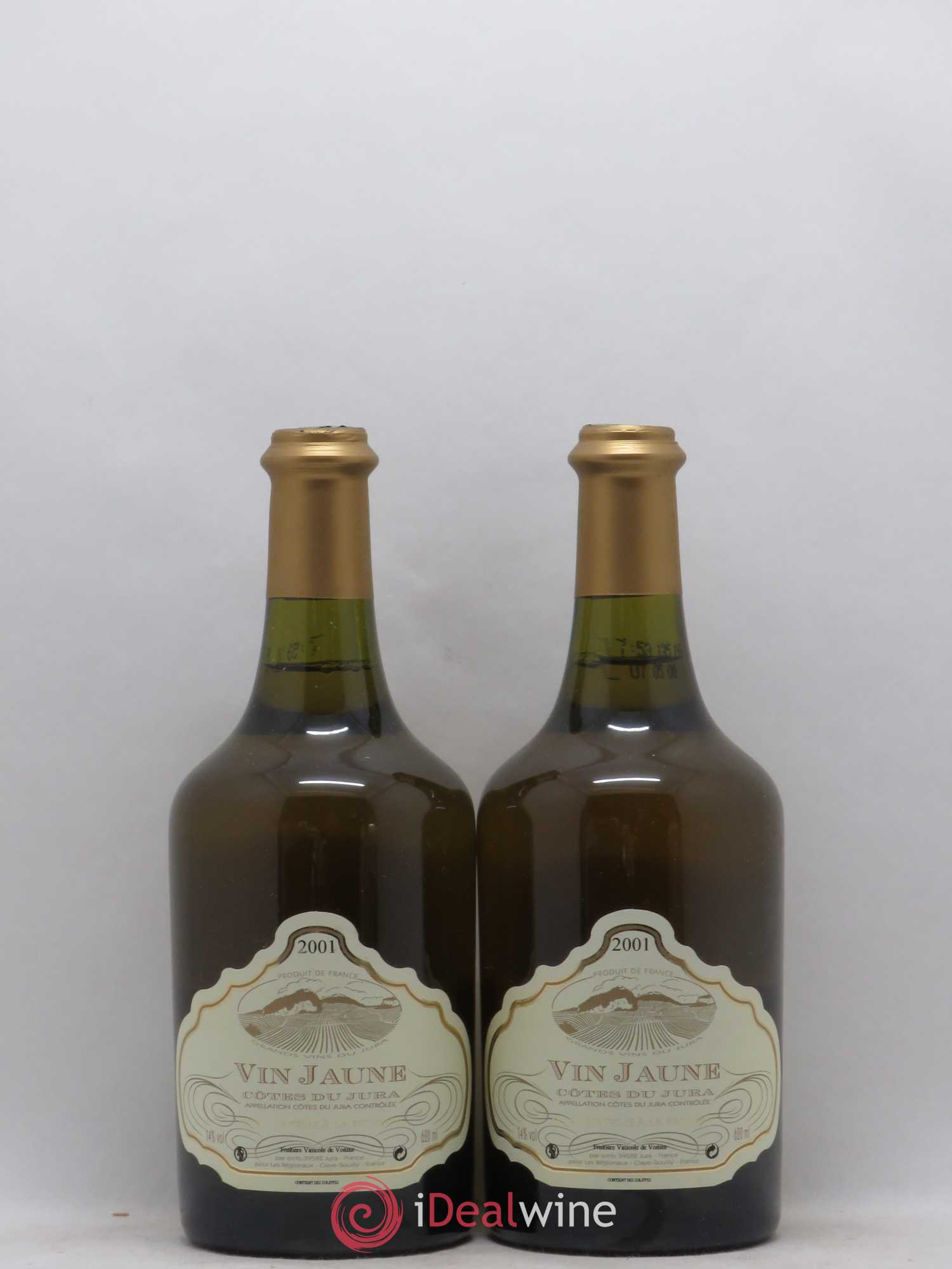 Côtes du Jura Vin Jaune Fruitère Vinicole de VoIteur 2001 - Posten von 2 Flaschen - 0
