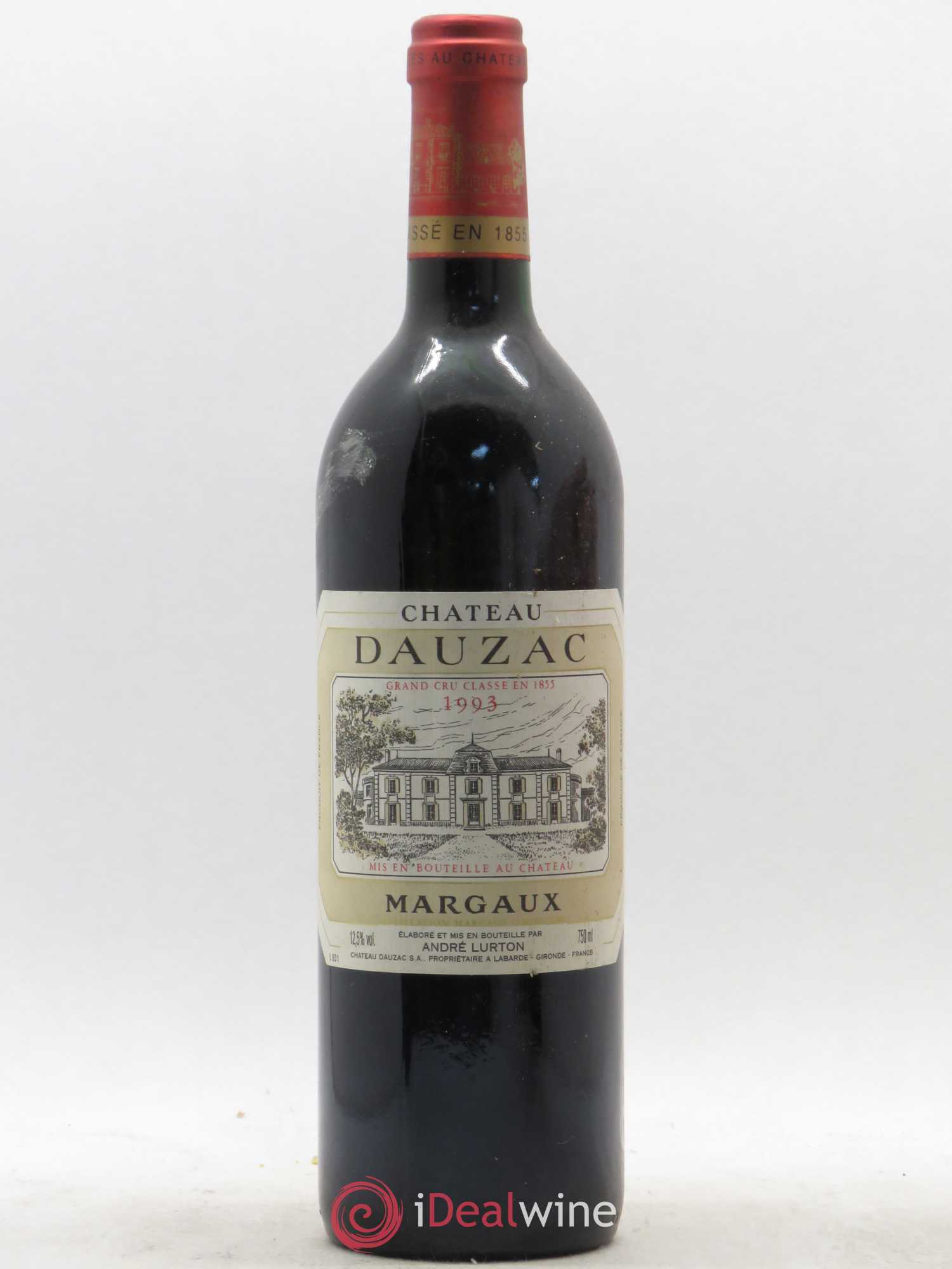 Château Dauzac 5ème Grand Cru Classé 1993 - Lot de 1 bouteille - 0