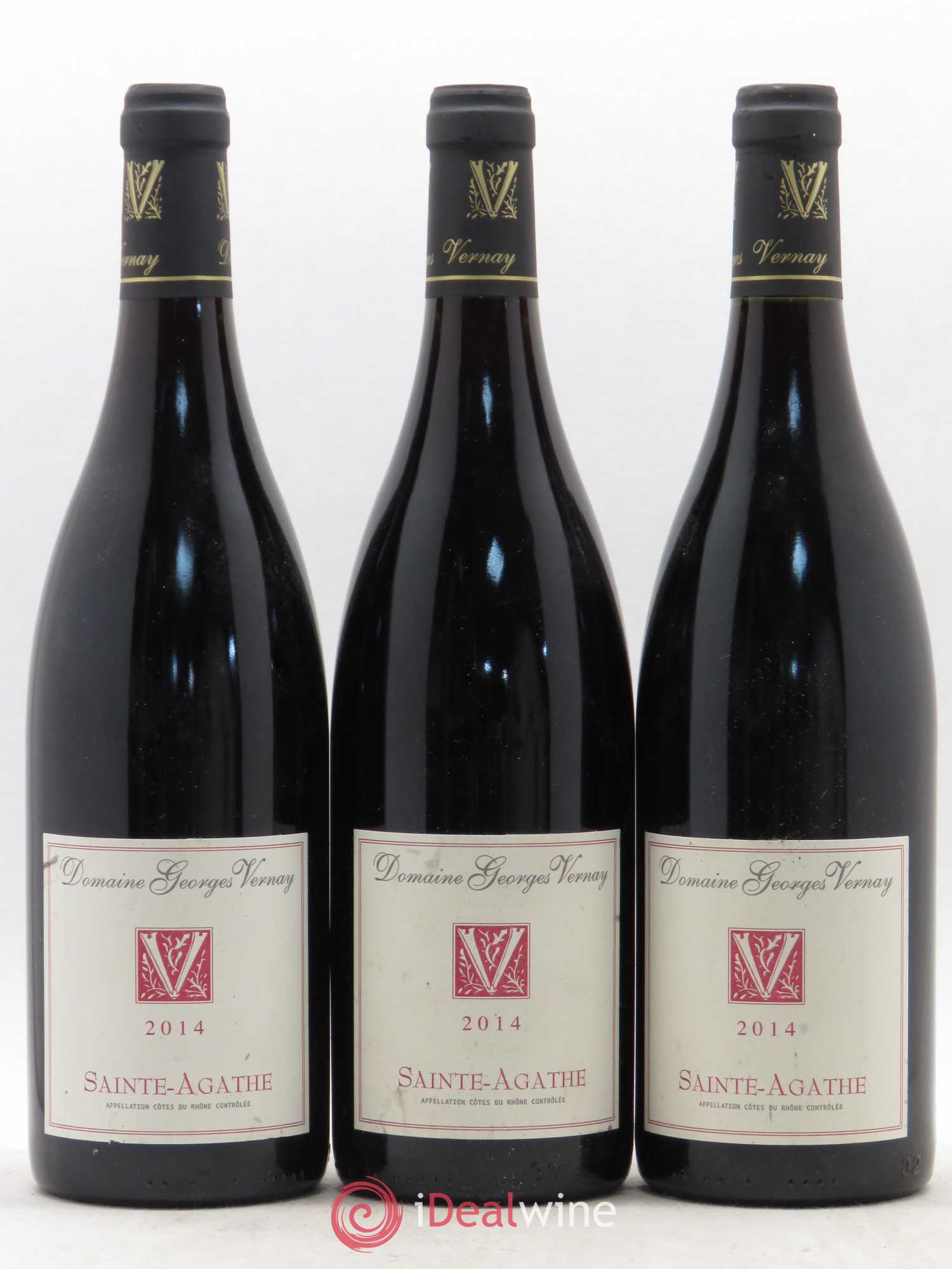 Côtes-du-Rhône Sainte-Agathe Georges Vernay 2014 - Lot de 6 bouteilles - 2