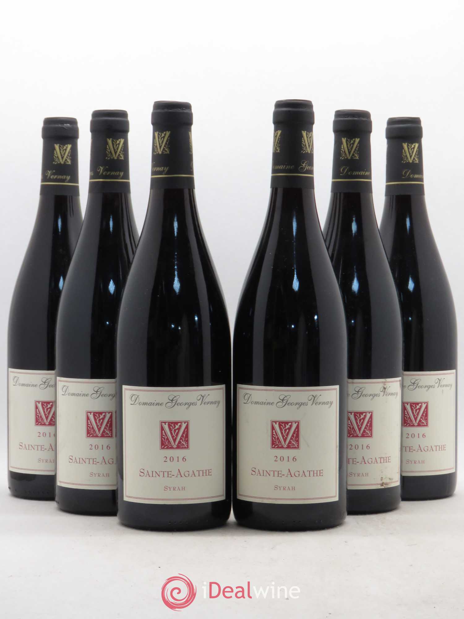 Côtes-du-Rhône Sainte-Agathe Georges Vernay 2016 - Lot de 6 bouteilles - 0