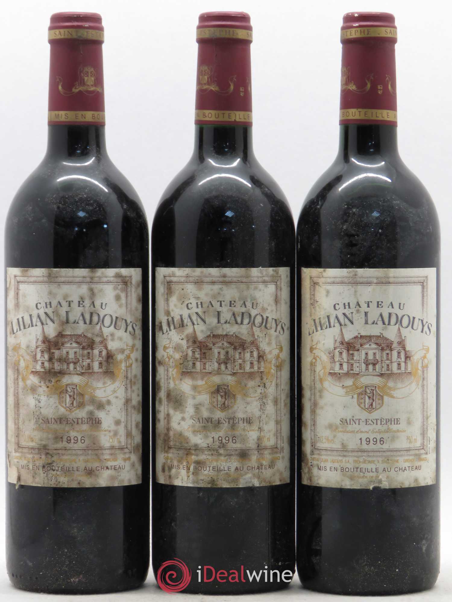 Château Lilian Ladouys Cru Bourgeois 1996 - Lot de 5 bouteilles - 1
