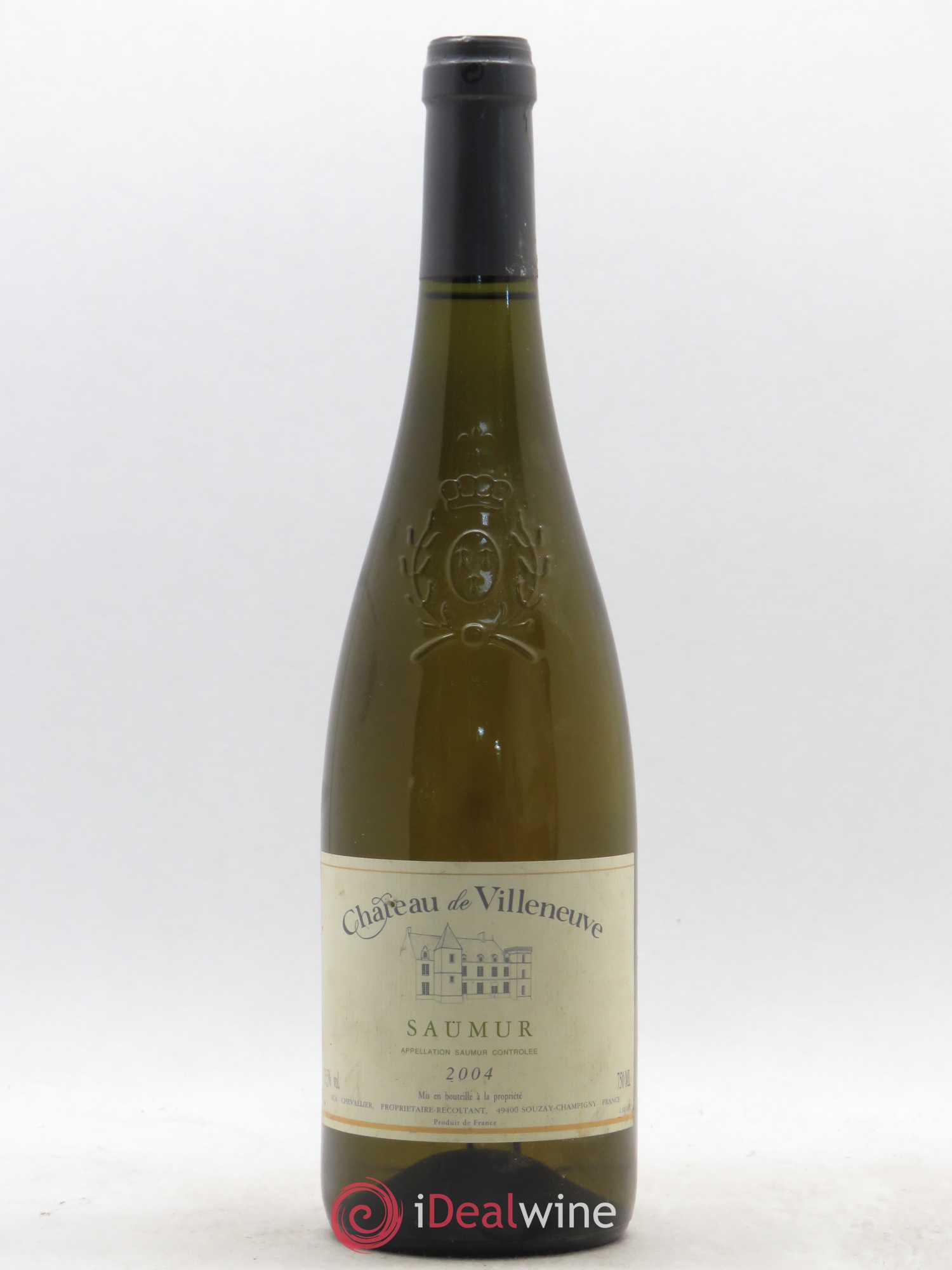 Saumur Château de Villeneuve 2004 - Lot de 1 bouteille - 0