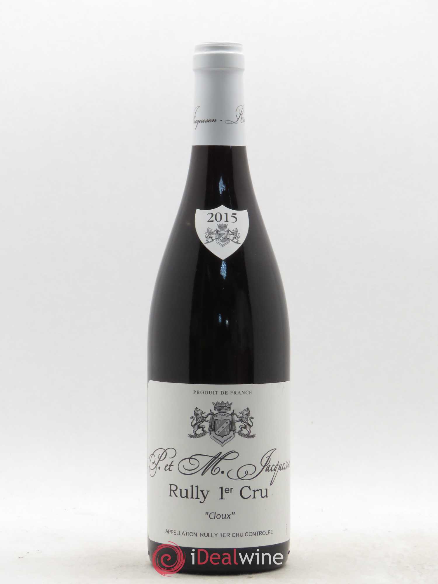 Rully 1er Cru Les Cloux Paul & Marie Jacqueson 2015 - Lot de 1 bouteille - 0