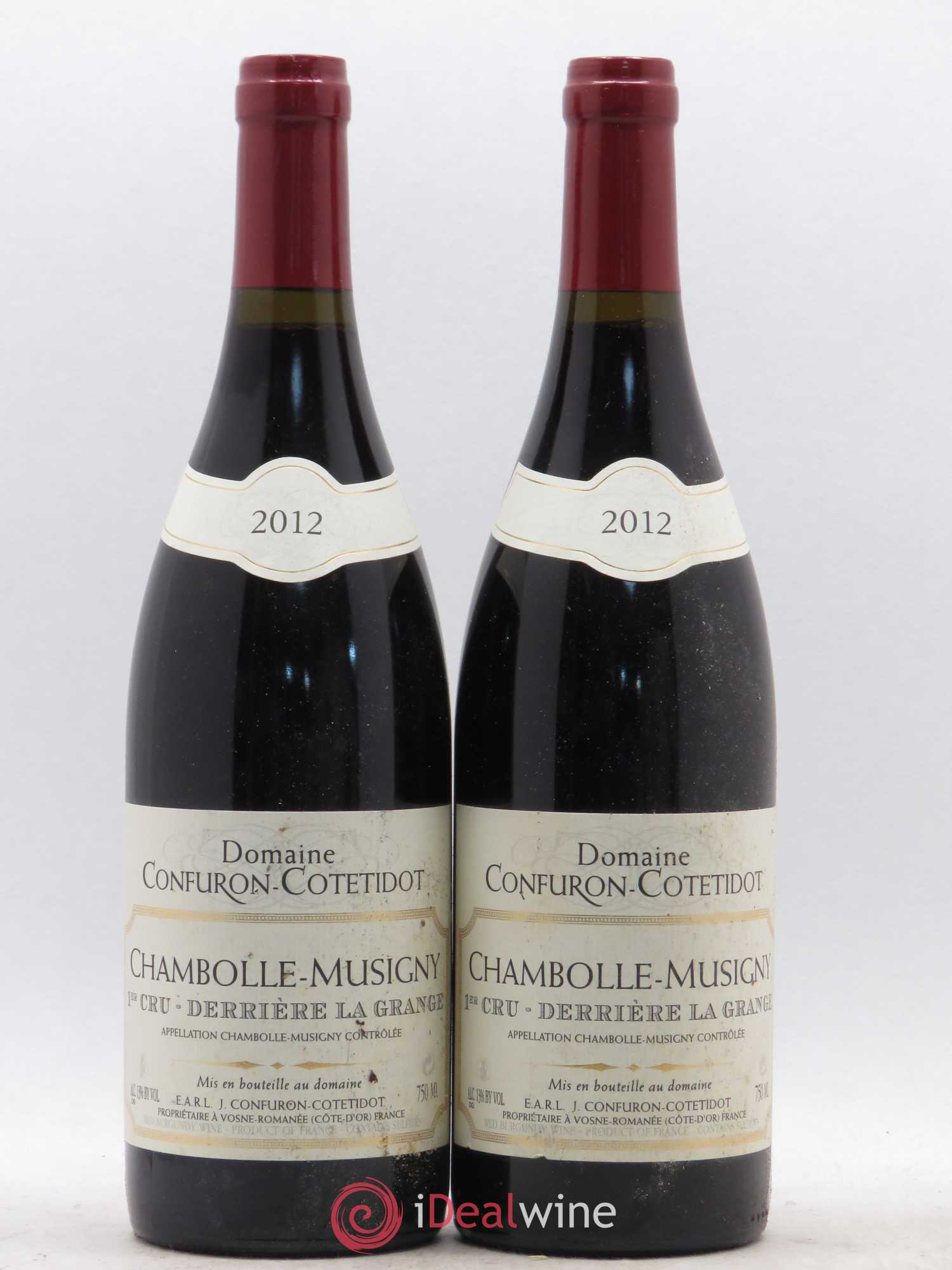 Chambolle-Musigny 1er Cru Derrière la Grange Confuron-Cotetidot 2012 - Lot de 2 bouteilles - 0