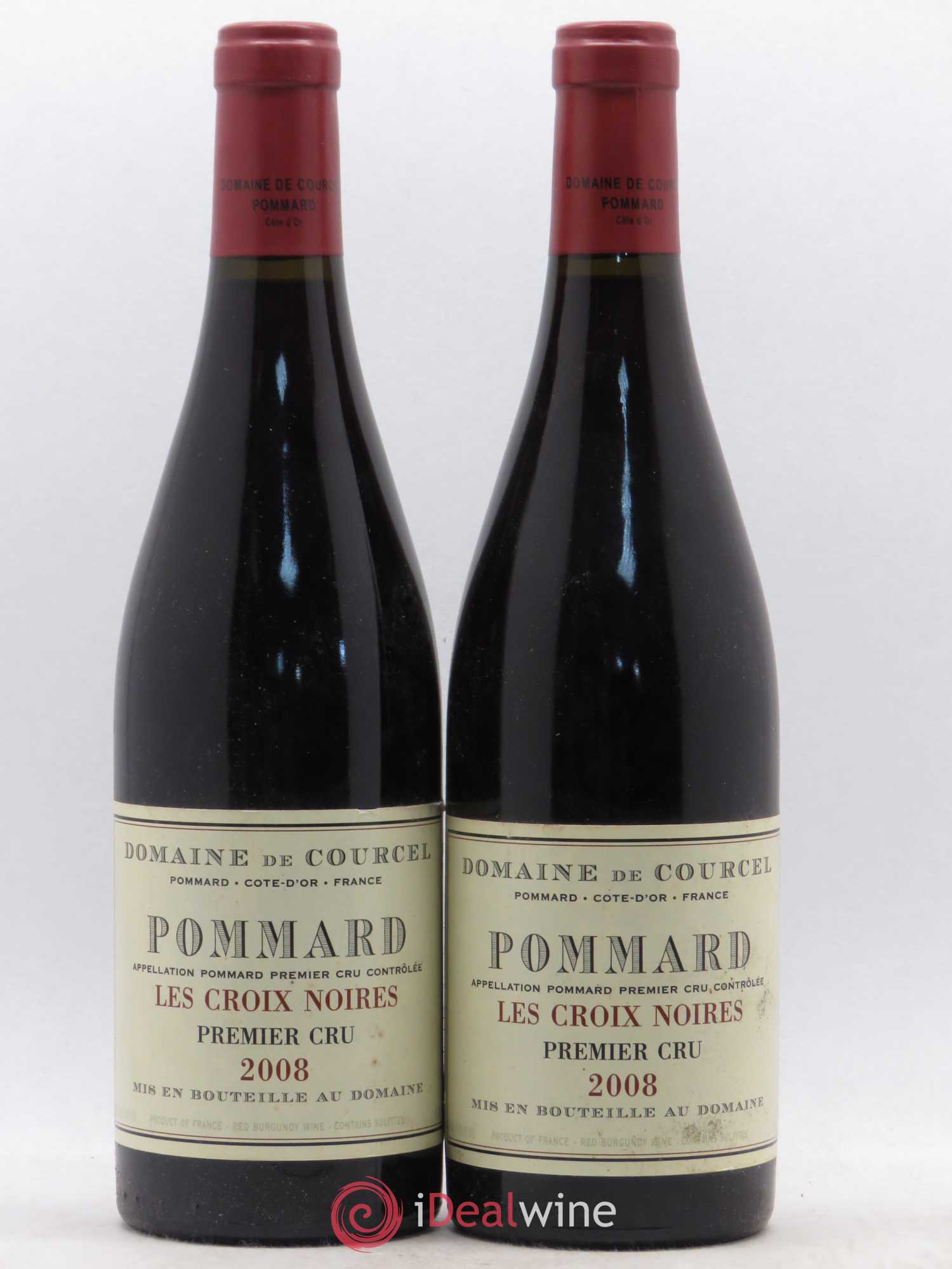 Pommard 1er Cru Les Croix Noires de Courcel (Domaine) 2008 - Lot de 2 bouteilles - 0
