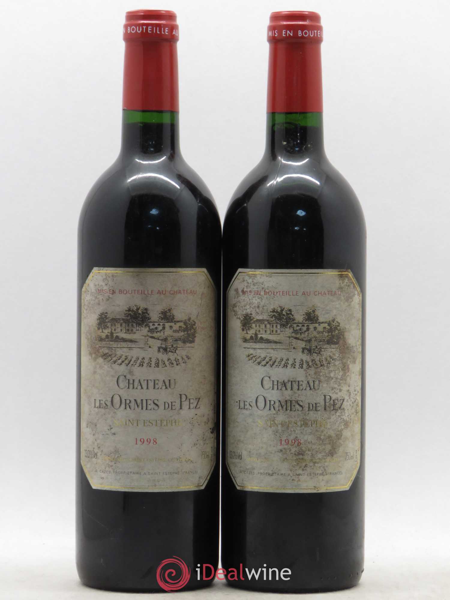 Château les Ormes de Pez 1998 - Lot de 2 bouteilles - 0
