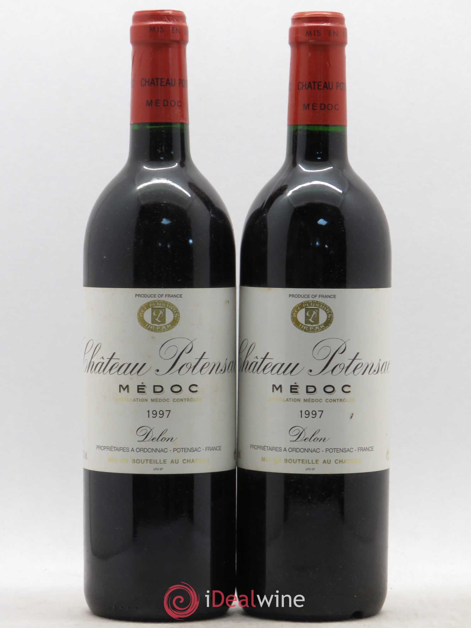 Château Potensac 1997 - Lot de 2 bouteilles - 0