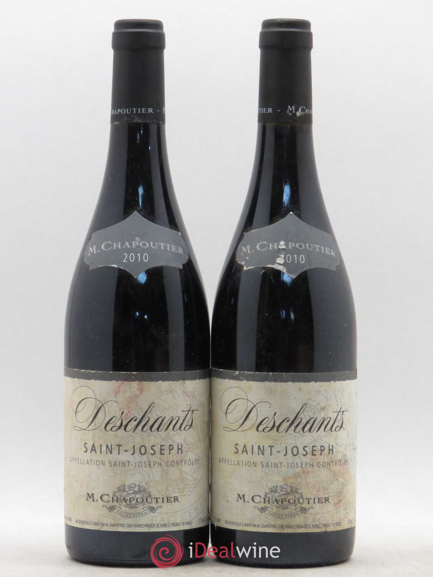 Saint-Joseph Deschants Domaine Chapoutier 2010 - Posten von 2 Flaschen - 0